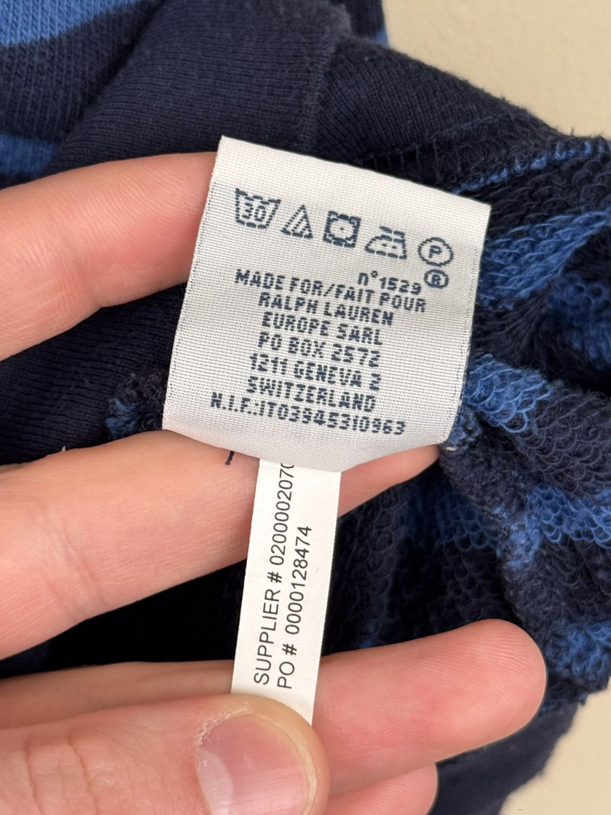 Polo Ralph Lauren Ralph Lauren Sweater Knitwear Sweatshirt M Striped Blue Size US M / EU 48-50 / 2 - 20 Thumbnail