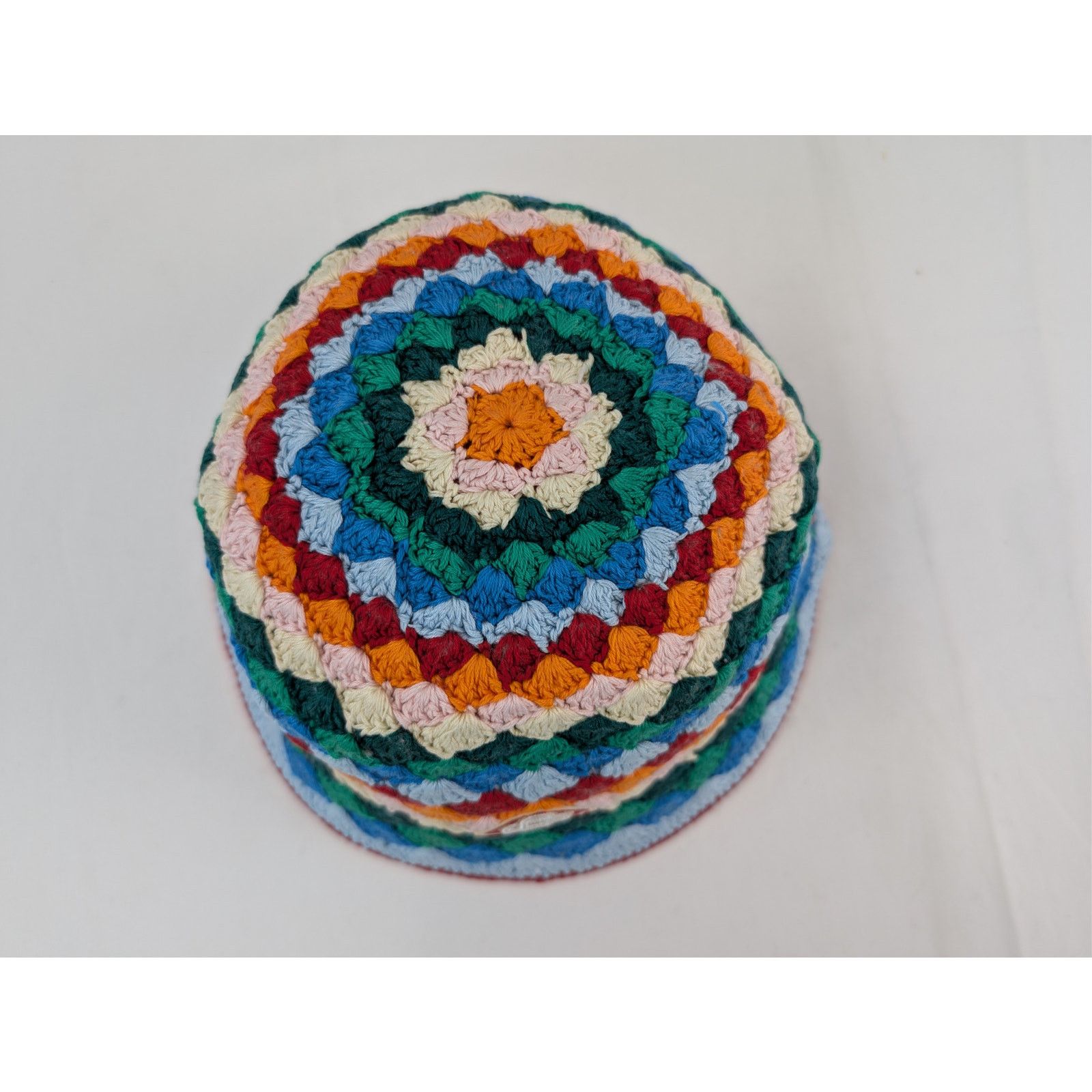 Casablanca o1rshd1 Size: M-L / Shell Striped Crochet Cap / Hat in Multi Size ONE SIZE - 5 Thumbnail