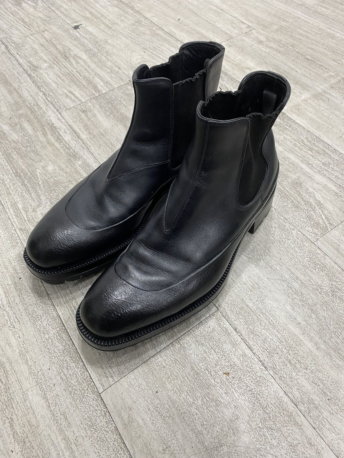 Prada Prada fw12 ruber chelsea boots leather Size US 10 / EU 43 - 2 Thumbnail