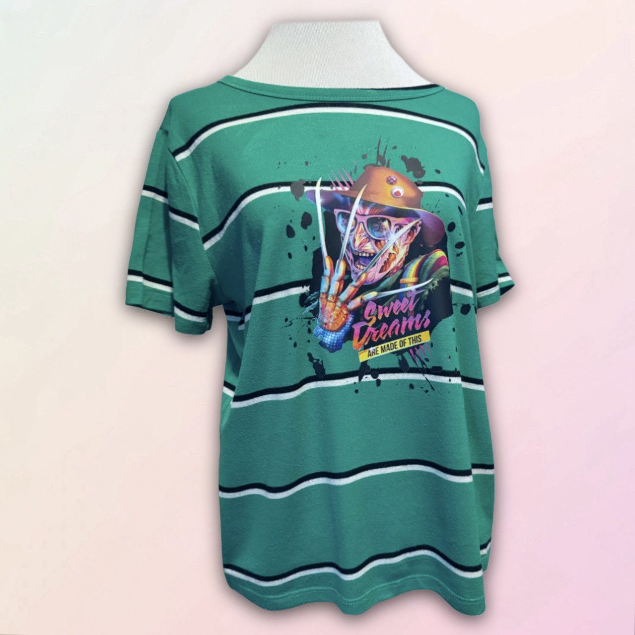 Vintage Freddy, Sweet Dreams, Y2K, Upcycled, Short Sleeve Tee Size M / US 6-8 / IT 42-44 - 2 Thumbnail