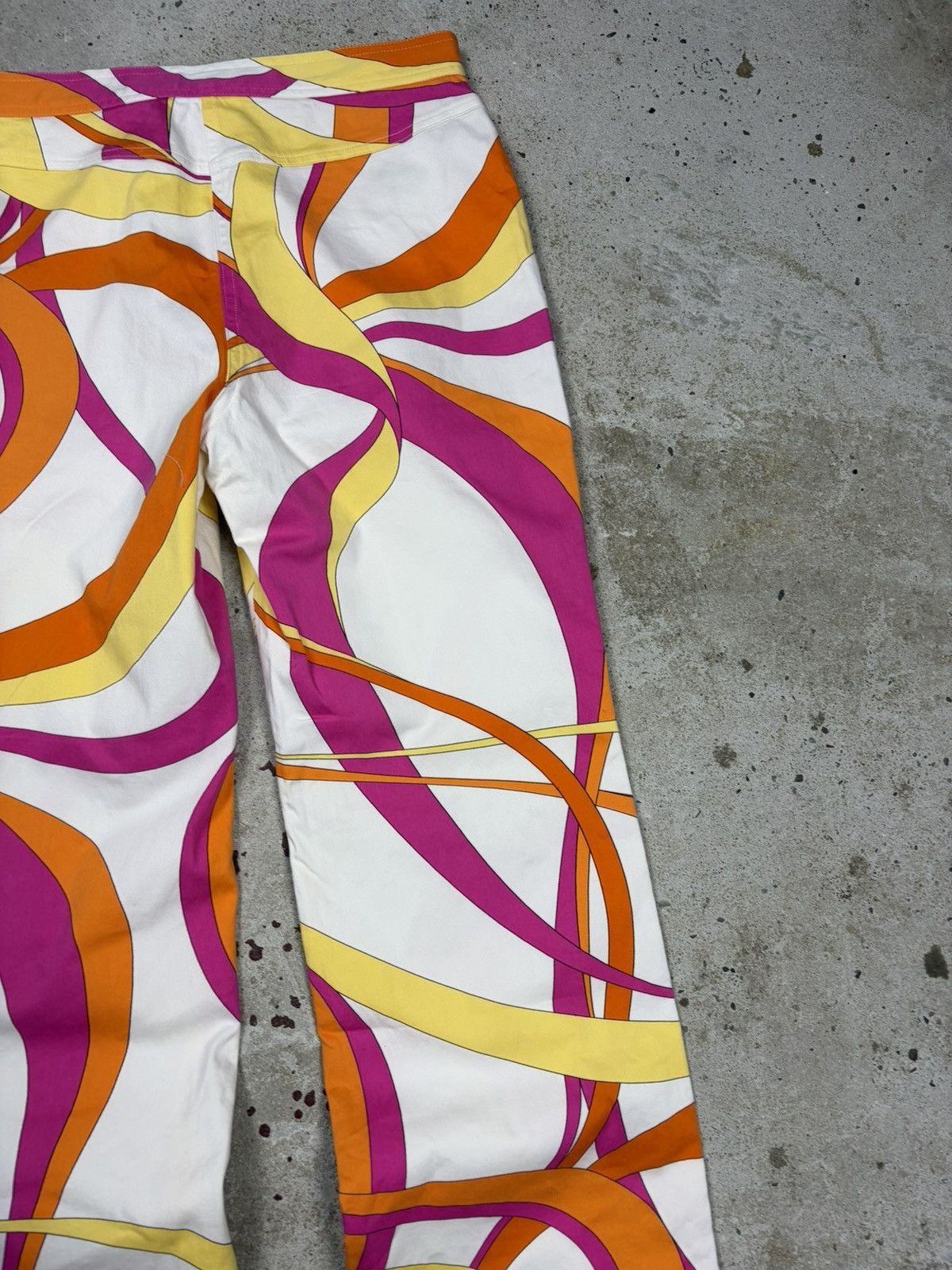 Versace Jeans Couture 2000s Versace Jeans Couture Abstract Print Multicolor Pants Size 29" - 17 Thumbnail