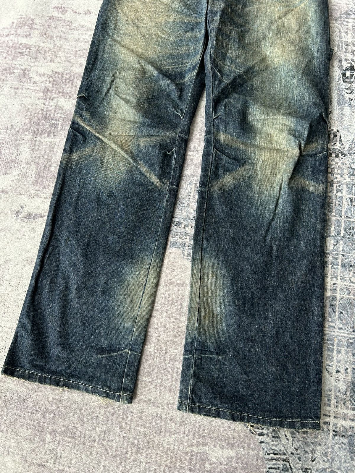 PPFM PPFM Carpenter Solid Washed Denim Pants Size US 32 / EU 48 - 4 Thumbnail
