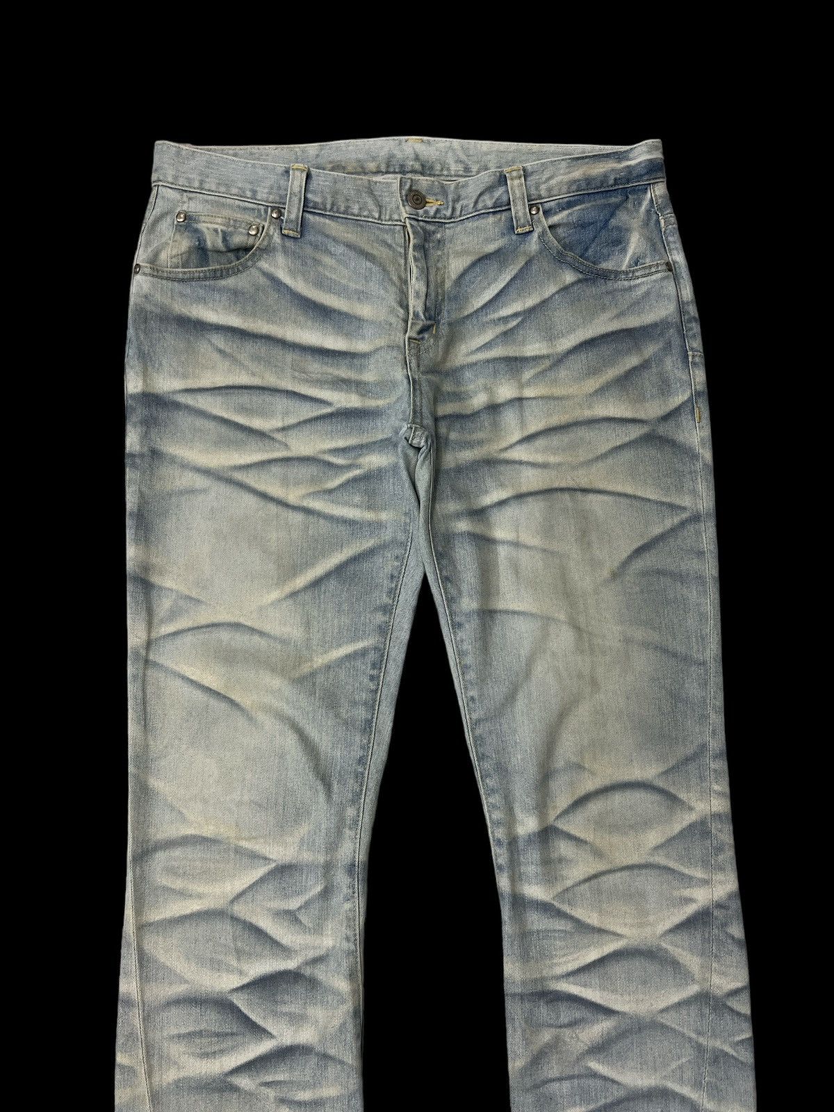 If Six Was Nine × Japanese Brand FLARED💥TORNADO MART DISTRESSED DENIM PANT Size US 34 / EU 50 - 3 Thumbnail
