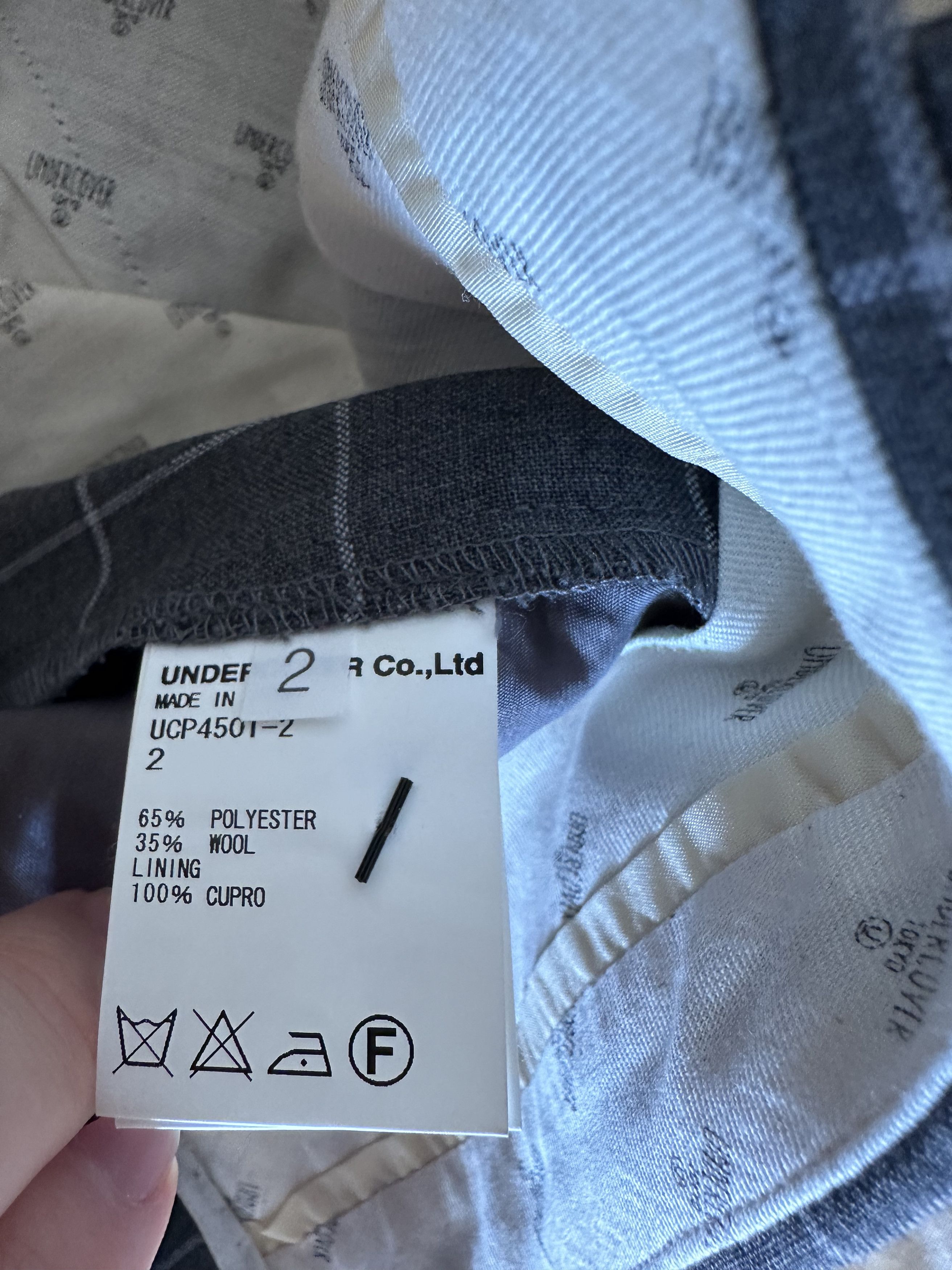 Undercover Undercover Check Wool Trousers Size US 30 / EU 46 - 6 Thumbnail