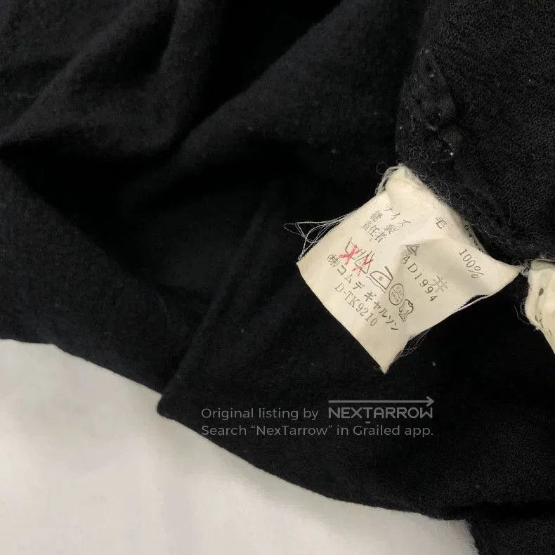 Comme des Garcons Comme des Garcons 94AW Boiled Wool Shirt. Size US L / EU 52-54 / 3 - 8 Thumbnail