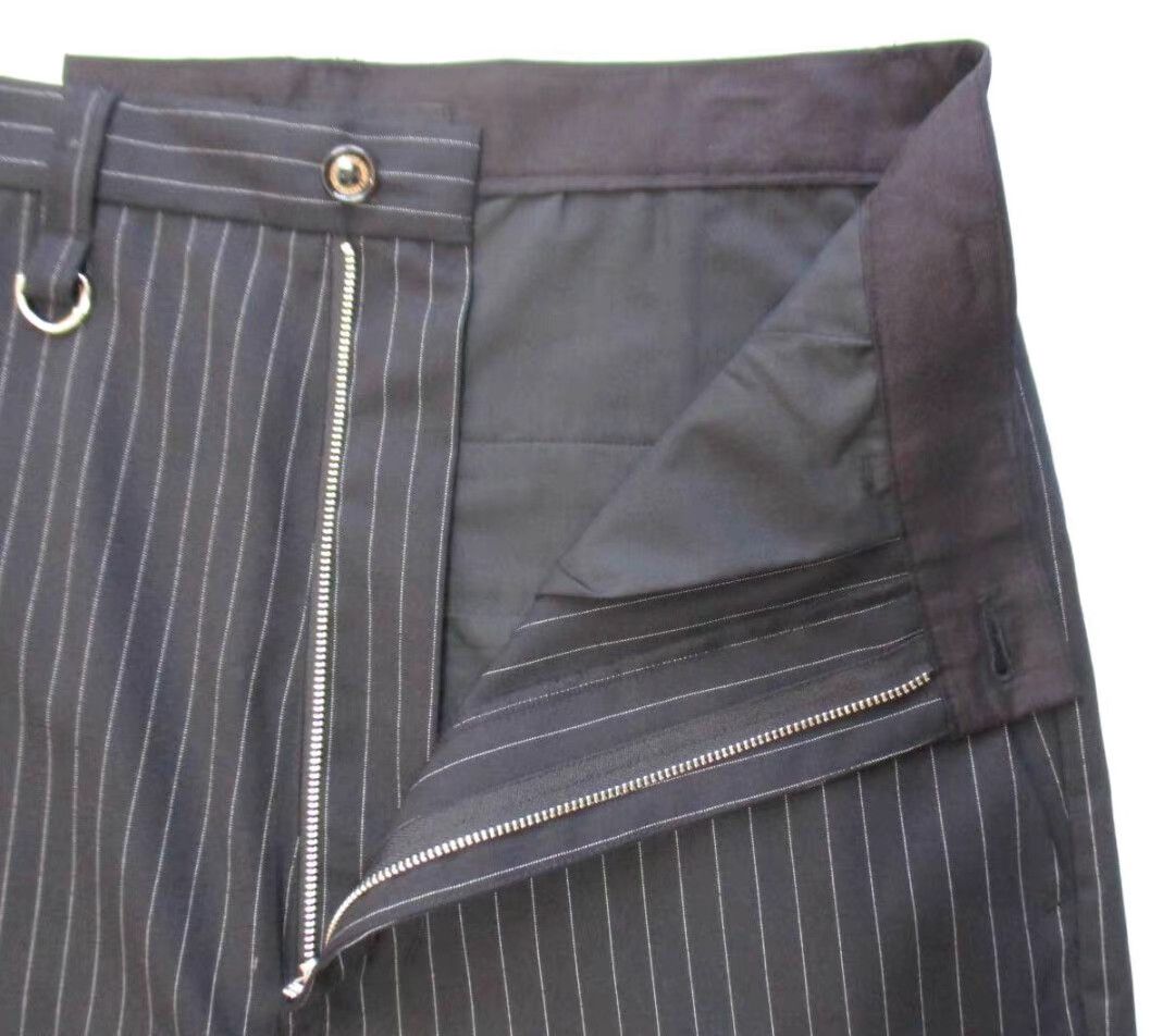 Backbone backbone Striped Slacks Harem Pants K11 Size US 35 - 2 Thumbnail
