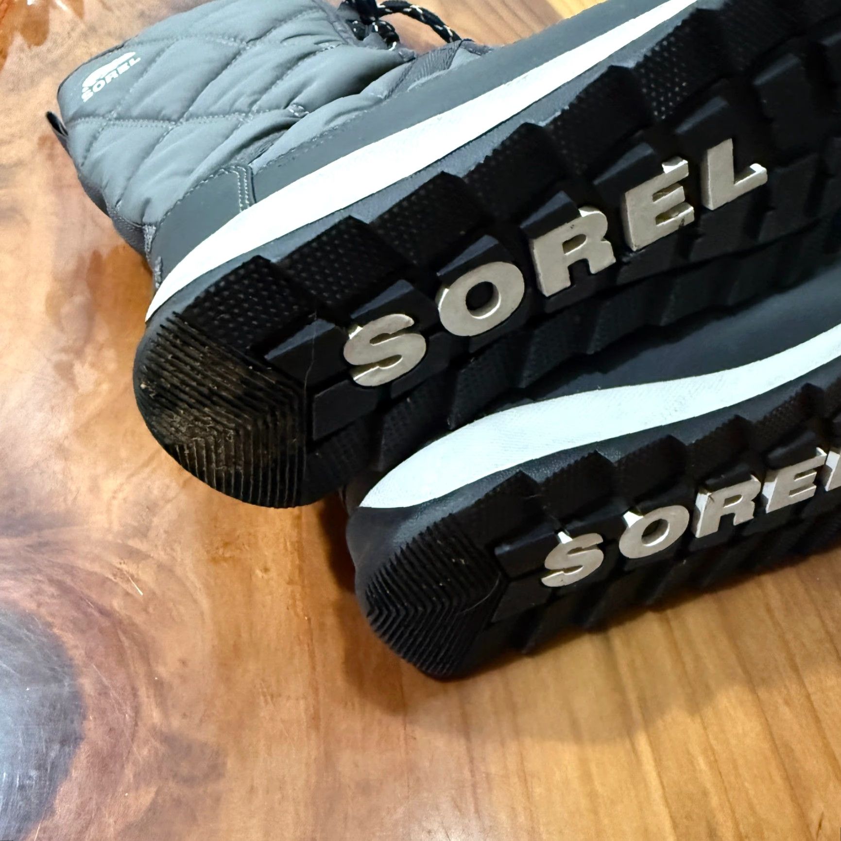 SOREL Sorel Whitney Ii Boots 6.5 Women's Insulated Winter Quarry Grey Quilted Lace Up Size US 8 / IT 38 - 7 Thumbnail