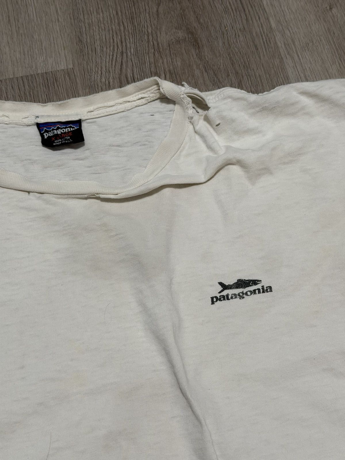Patagonia Vintage 90’s Patagonia Tee Size US XL / EU 56 / 4 - 4 Thumbnail