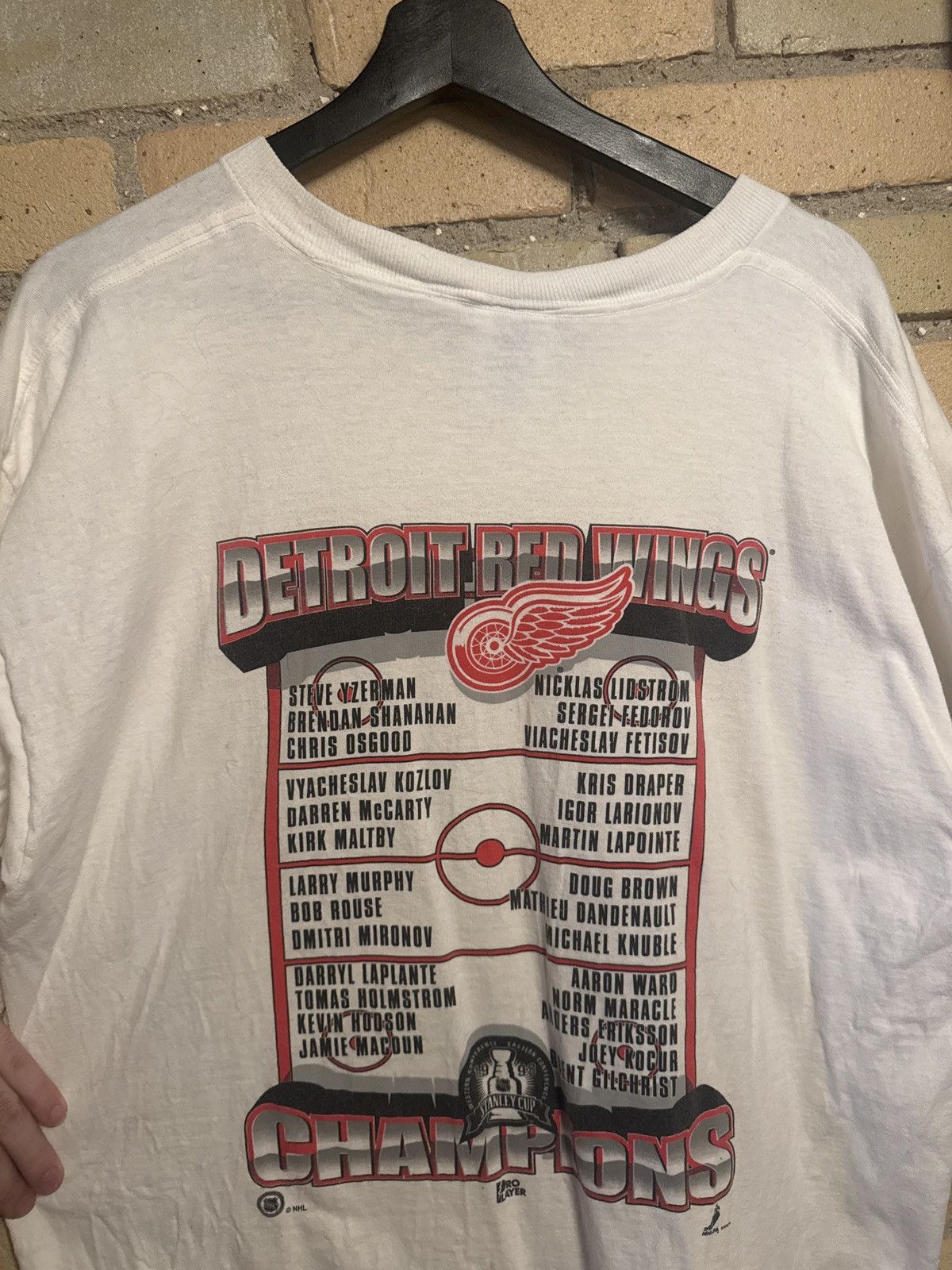 Other Detroit red wings tee 1998 RARE Size US XL / EU 56 / 4 - 2 Thumbnail