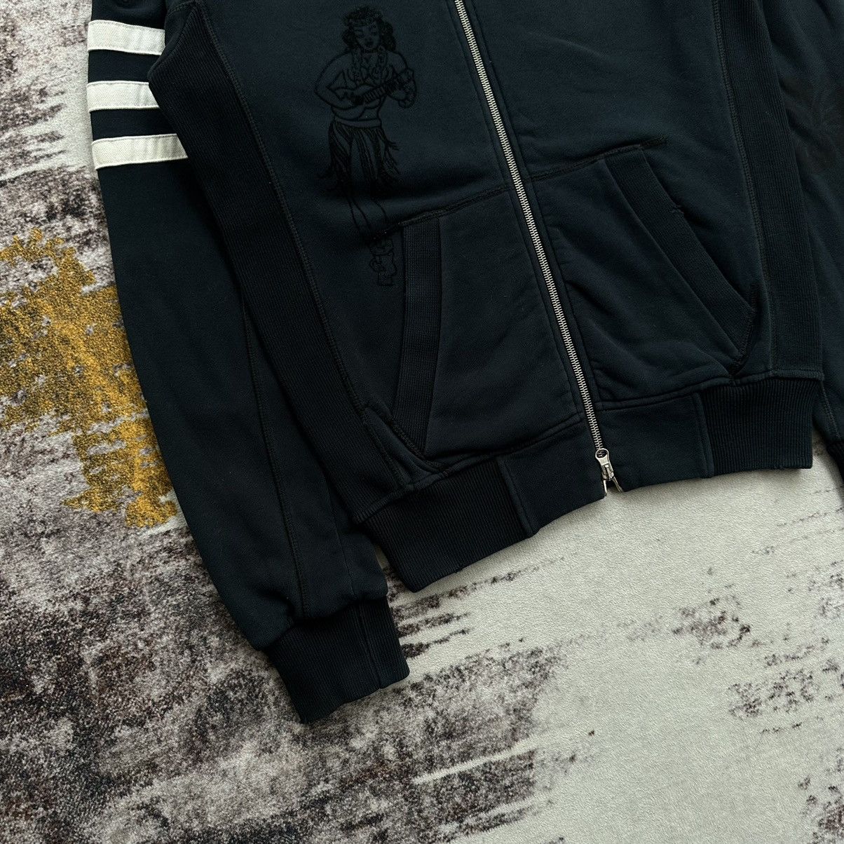 HYDROGEN VINTAGE HYDROGEN JEANS ZIPPER SWEATER RIPPED DESIGN Size US M / EU 48-50 / 2 - 5 Thumbnail