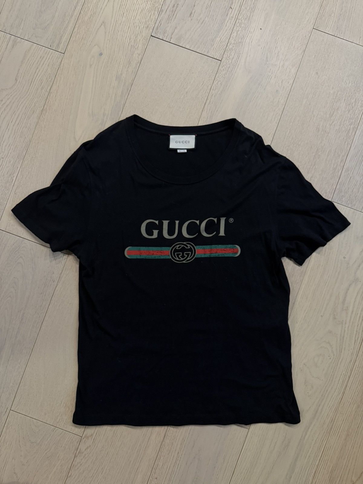 Gucci New Super Runway Limited Edition Gucci Logo Tee T