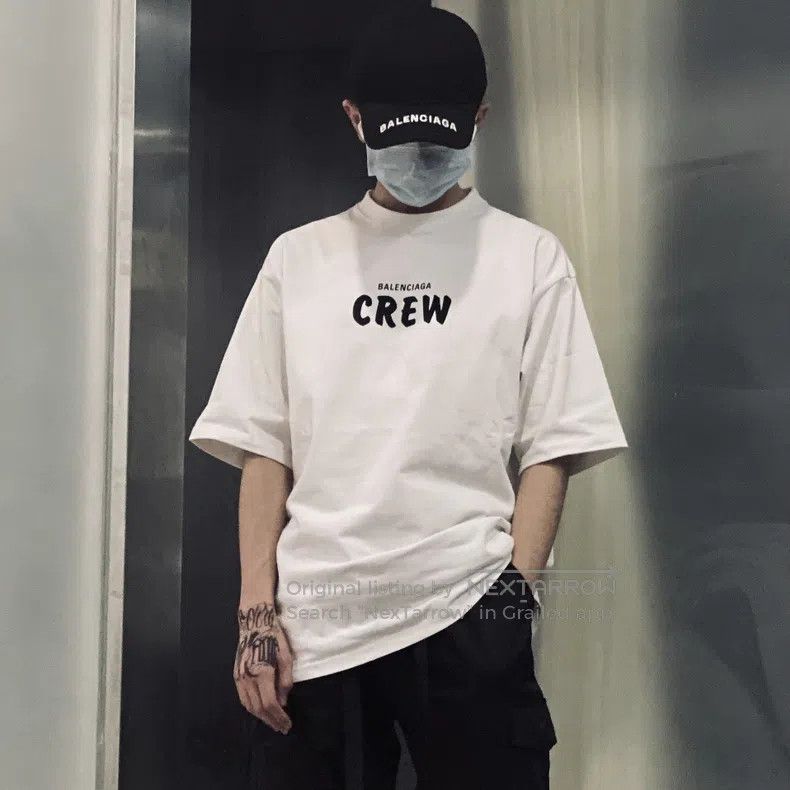 Balenciaga Balenciaga Alphabet Printed Crewneck Short Sleeve Size US M / EU 48-50 / 2 - 8 Thumbnail