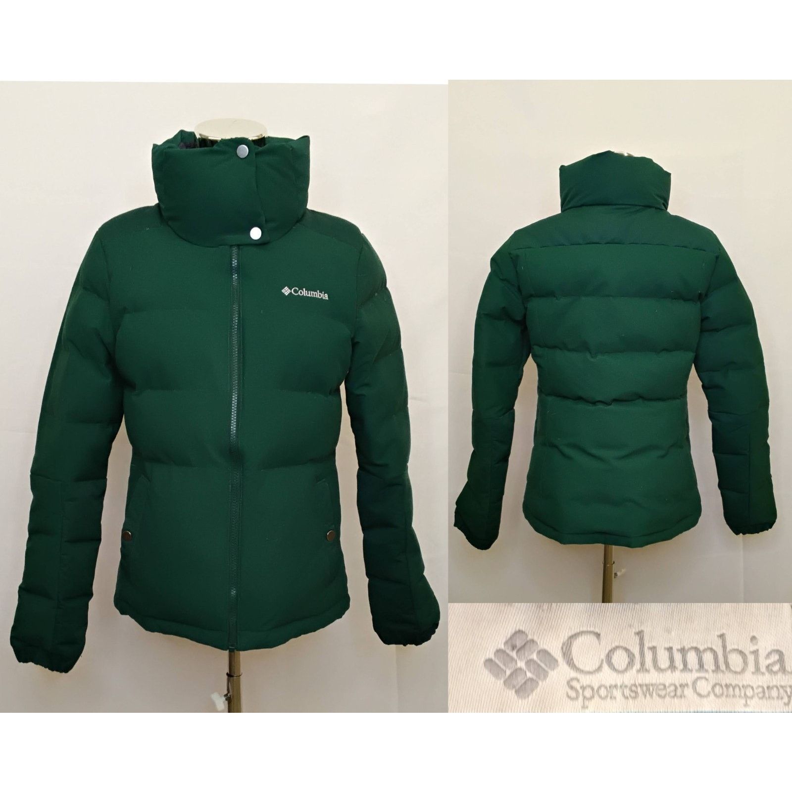 Columbia Columbia Down Puffer Jacket Women's M Green Size M / US 6-8 / IT 42-44 - 1 Thumbnail