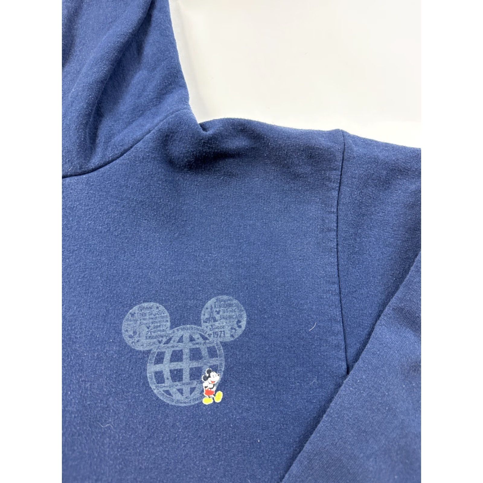 Disney Disney Hoodie Adult Small Blue Mickey Mouse Pullover Sweatshirt Size US S / EU 44-46 / 1 - 2 Thumbnail