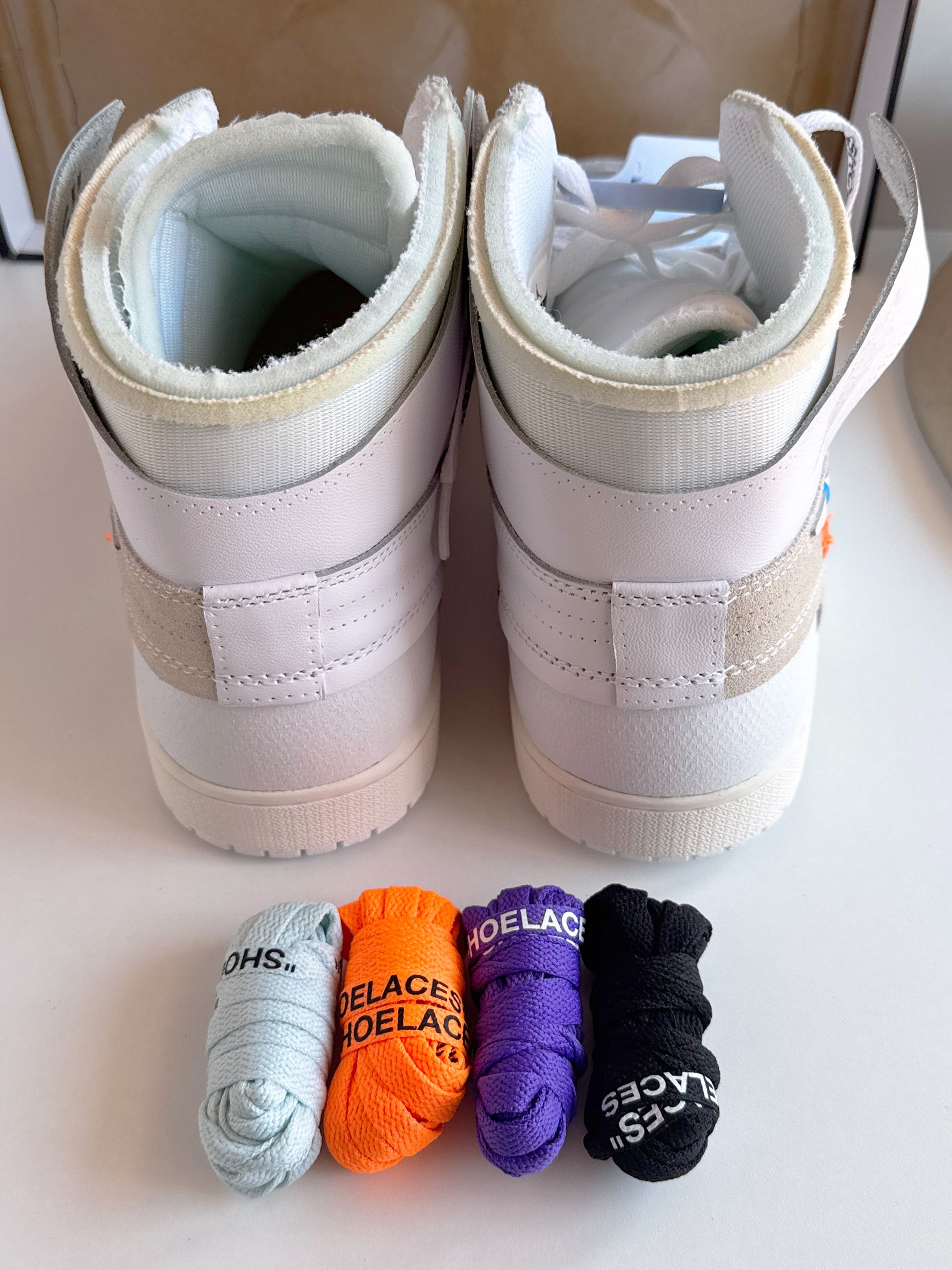 Jordan Brand × Off-White Air Jordan 1 Retro x Off-White (Virgil Abloh) Euro 17 Alaska Size US 13 / EU 46 - 8 Thumbnail