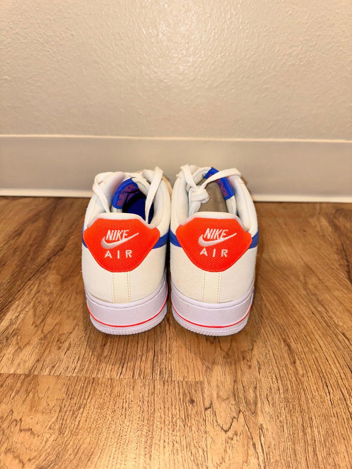Nike Nike Air Force 1 Low '07 LV8 Coconut Milk Hyper Royal Size US 12.5 / EU 45-46 - 2 Thumbnail