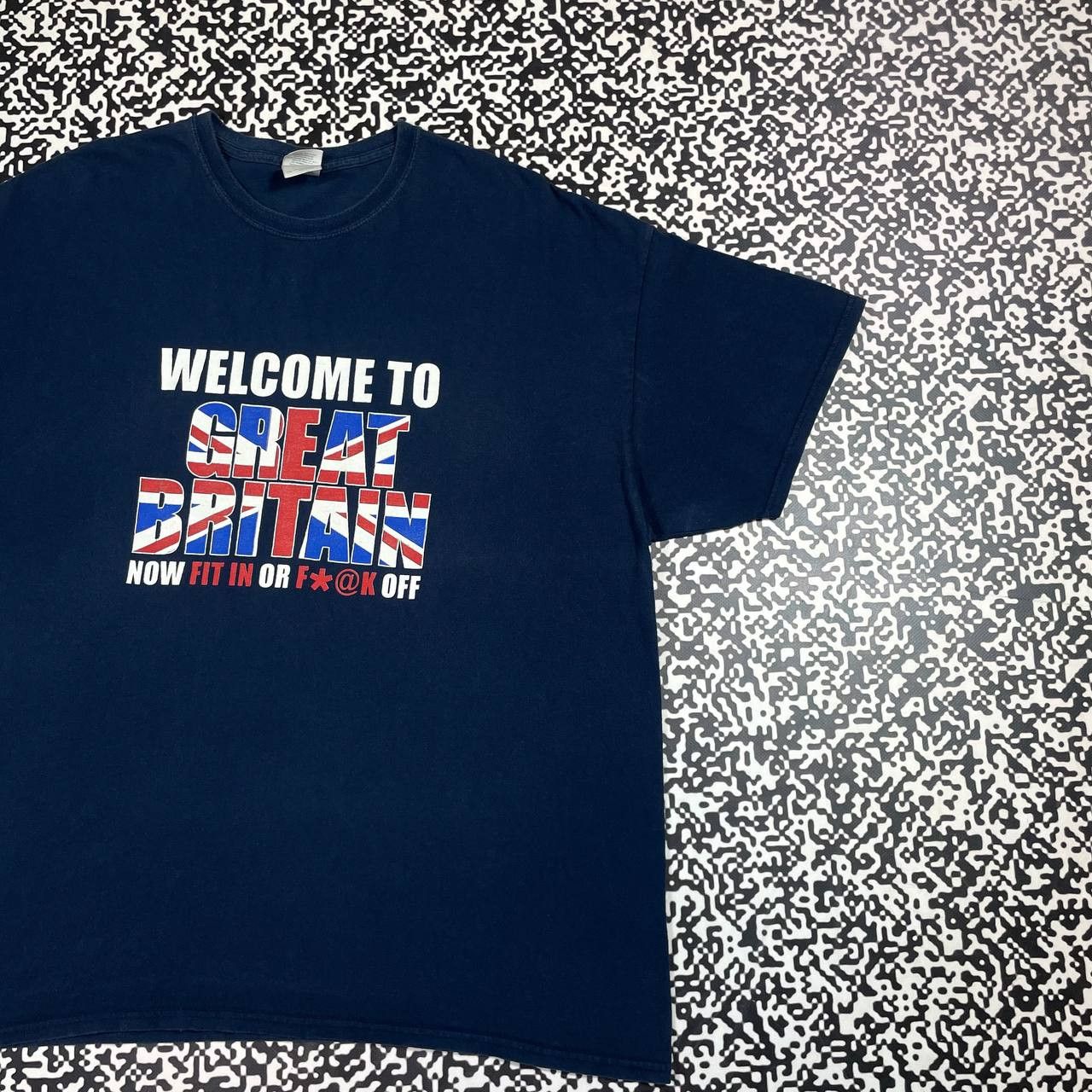 Vintage Vintage Y2K Humor Welcome To Great Britain Fuck Off T-shirt Size US XXL / EU 58 / 5 - 3 Thumbnail