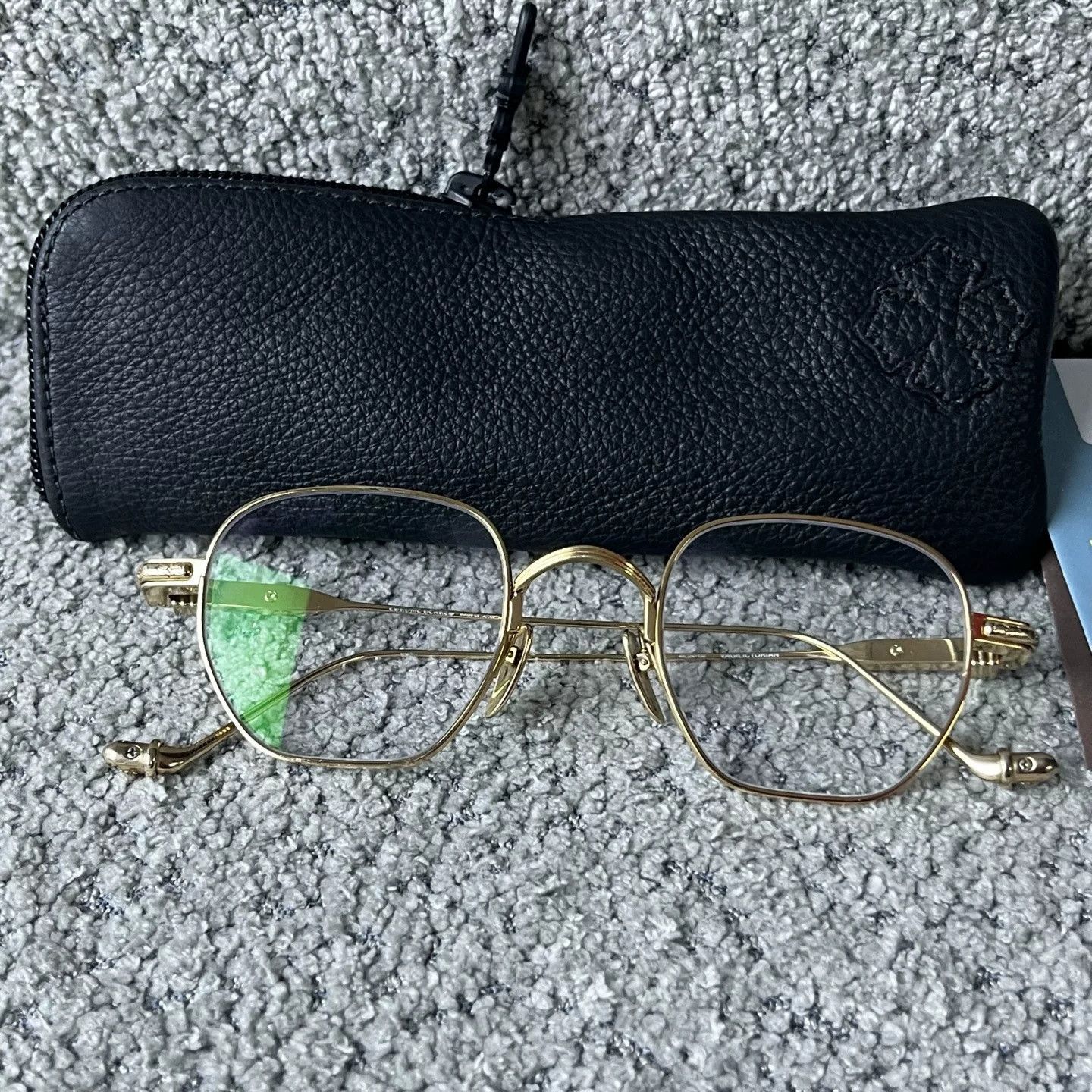 Chrome Hearts Chrome Hearts Metal Square Optical Frame Size ONE SIZE - 2 Thumbnail