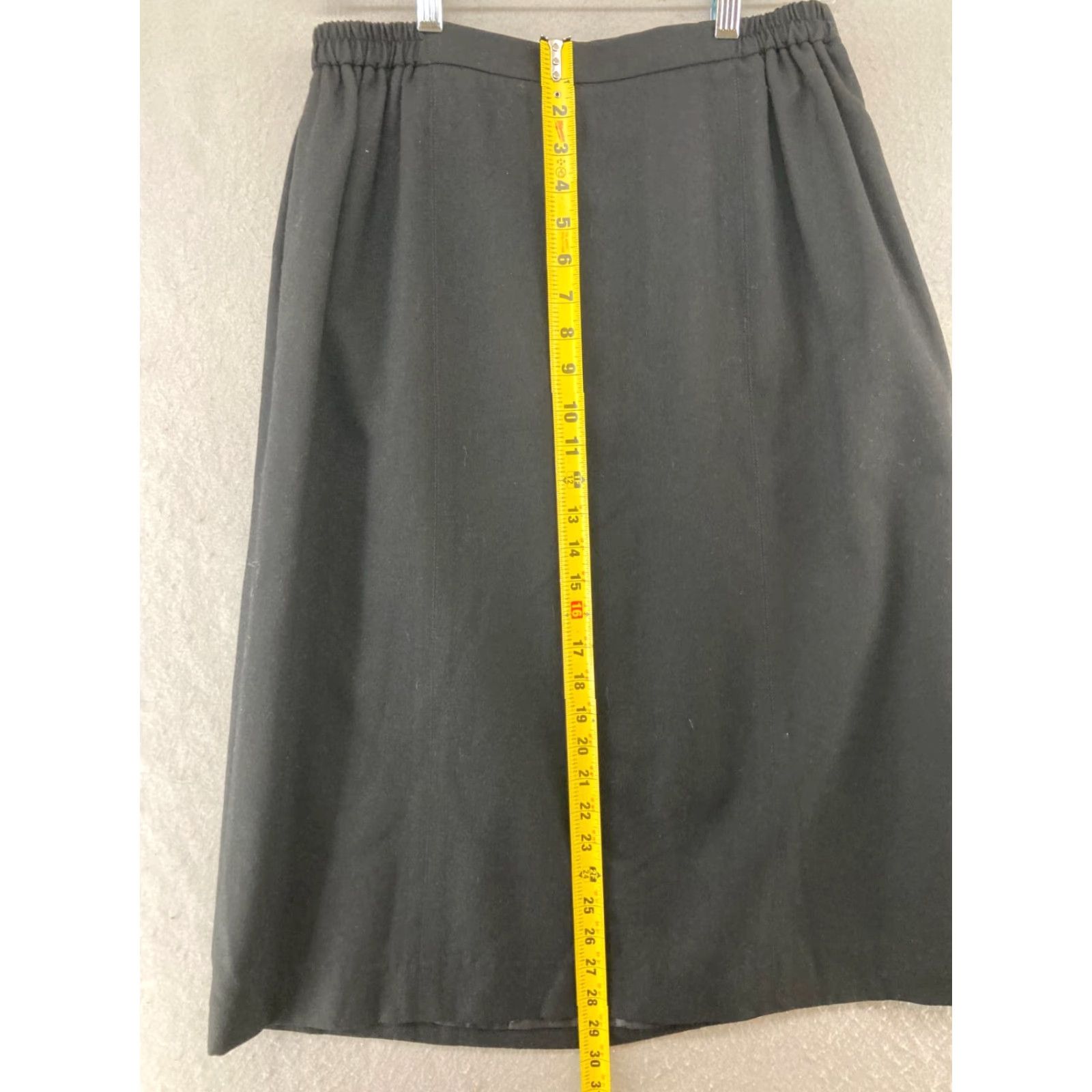 Talbots VINTAGE Talbots Skirt 12W Black Wool USA MADE Size 34" / US 12 / IT 48 - 4 Thumbnail
