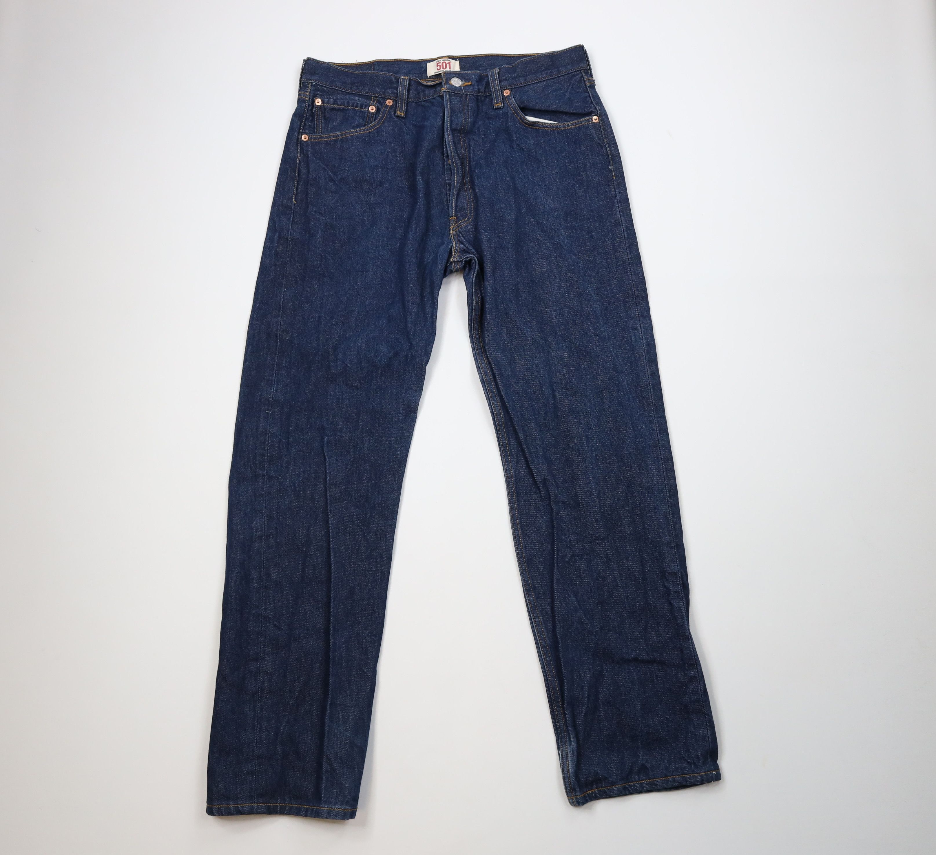 Levi's Vintage Y2K Levis 501xx Button Fly Original Fit Denim Jeans Size US 38 / EU 54 - 1 Thumbnail