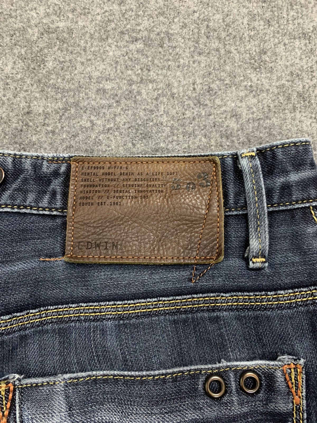 Edwin Faded Edwin 503 mental model denim. Size US 30 / EU 46 - 6 Thumbnail