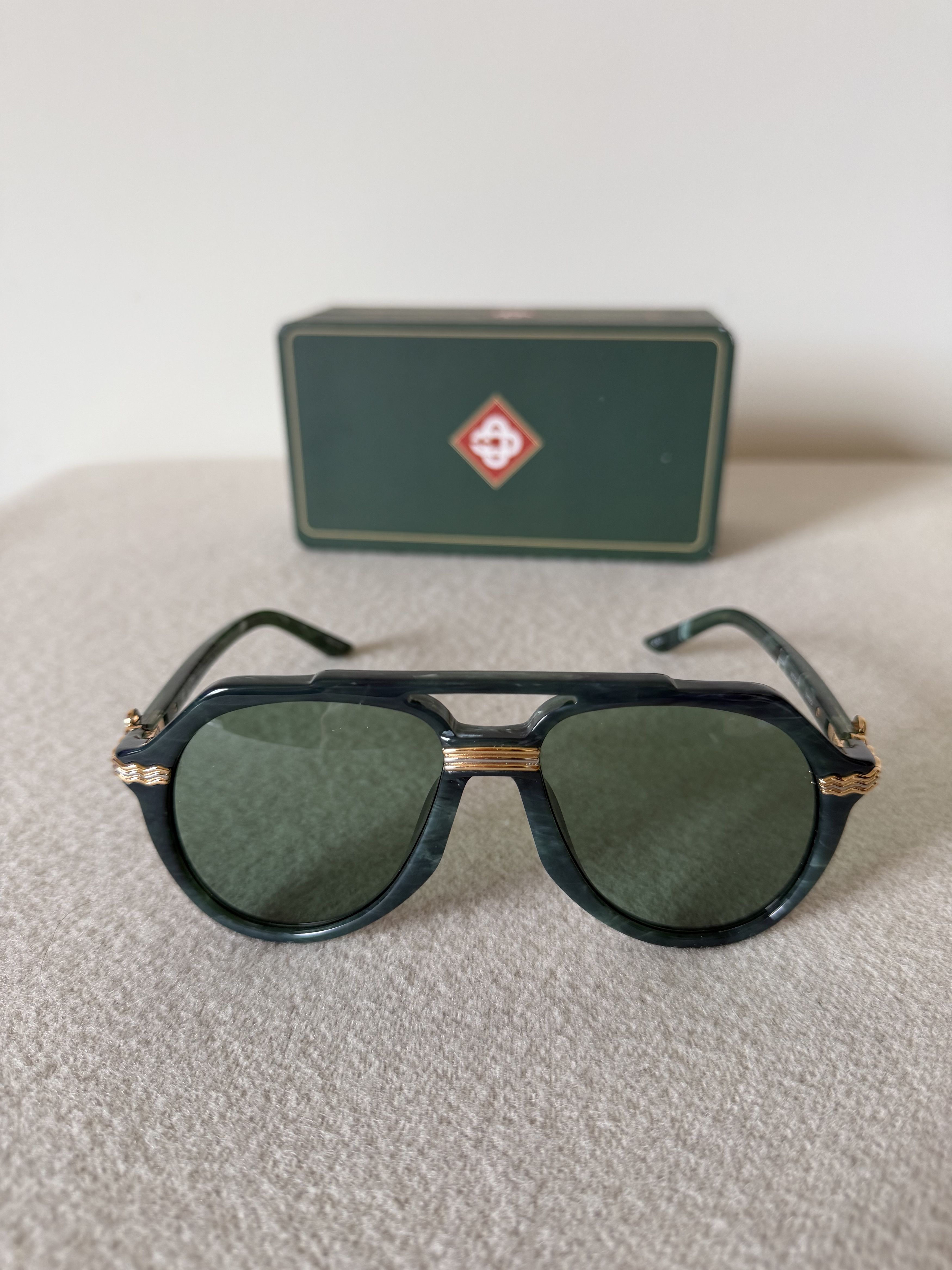 Casablanca Casablanca Rajio Sunglasses in Green Size ONE SIZE - 1 Thumbnail