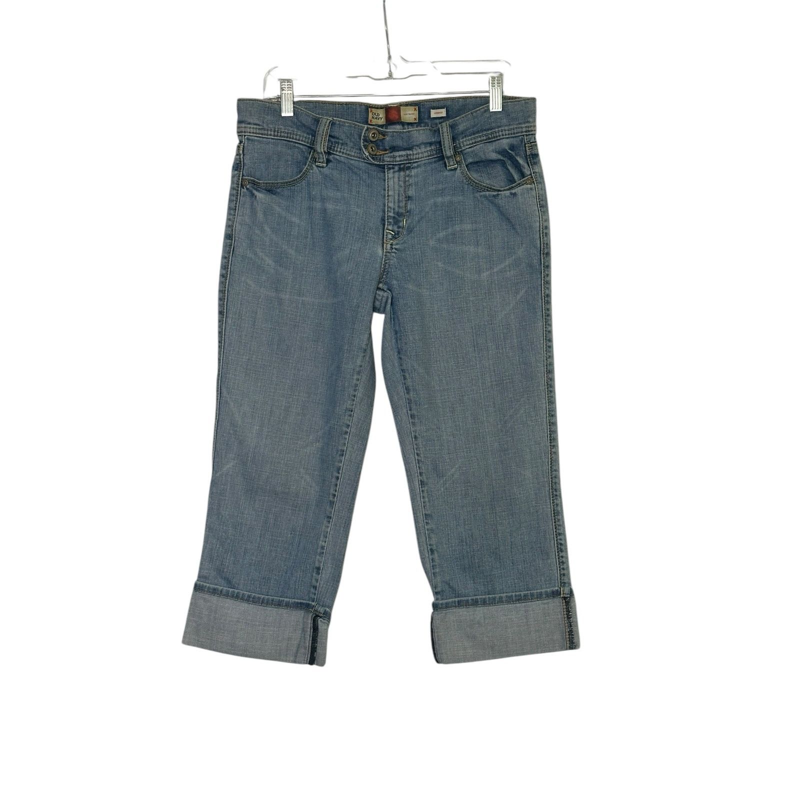 Old Navy Old Navy blue low waist capri jeans size 8 Size 30" / US 8 / IT 44 - 7 Thumbnail