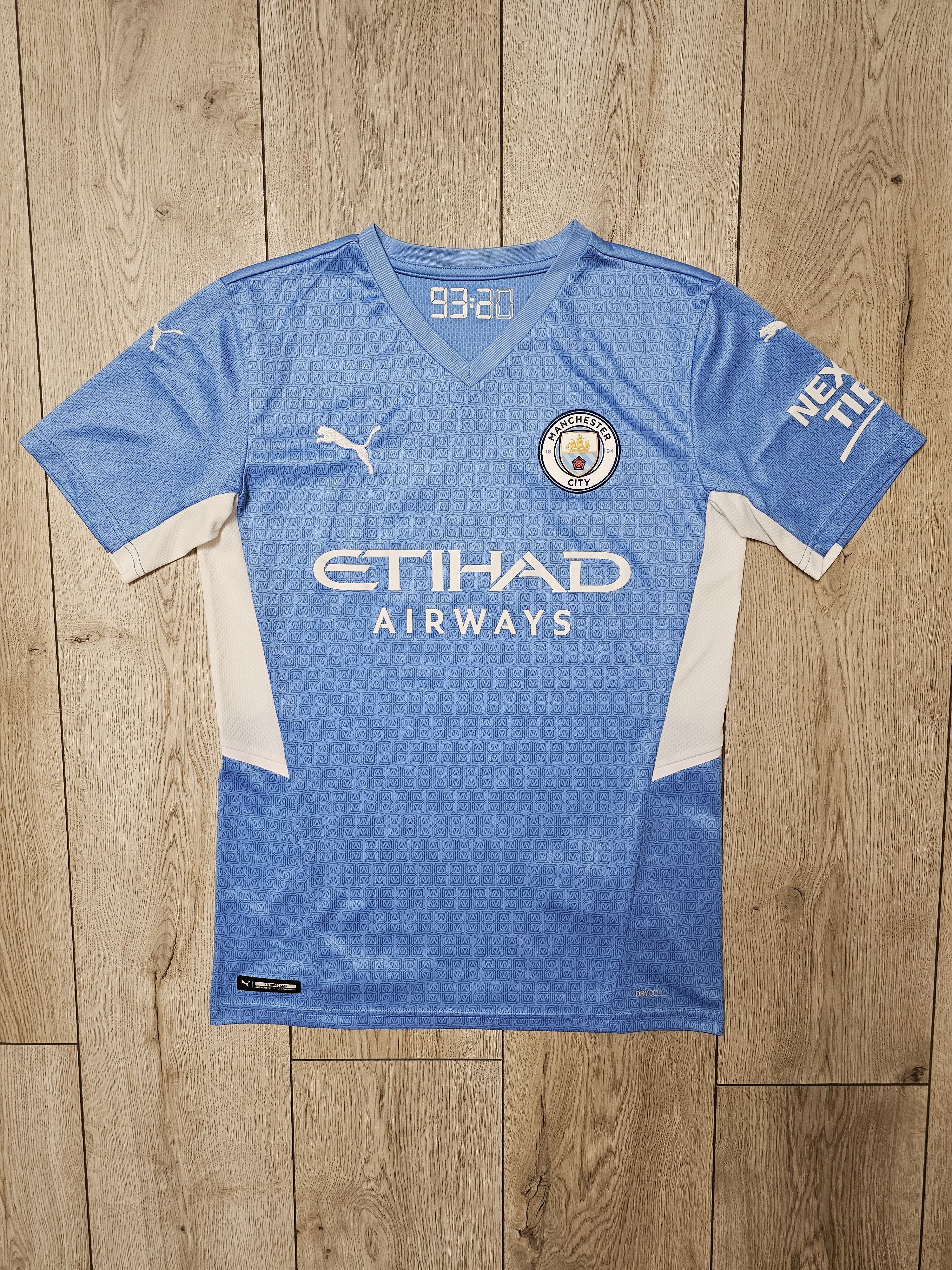 Puma MANCHESTER CITY 2021 2022 HOME FOOTBALL SHIRT SOCCER JERSEY Size US S / EU 44-46 / 1 - 1 Thumbnail