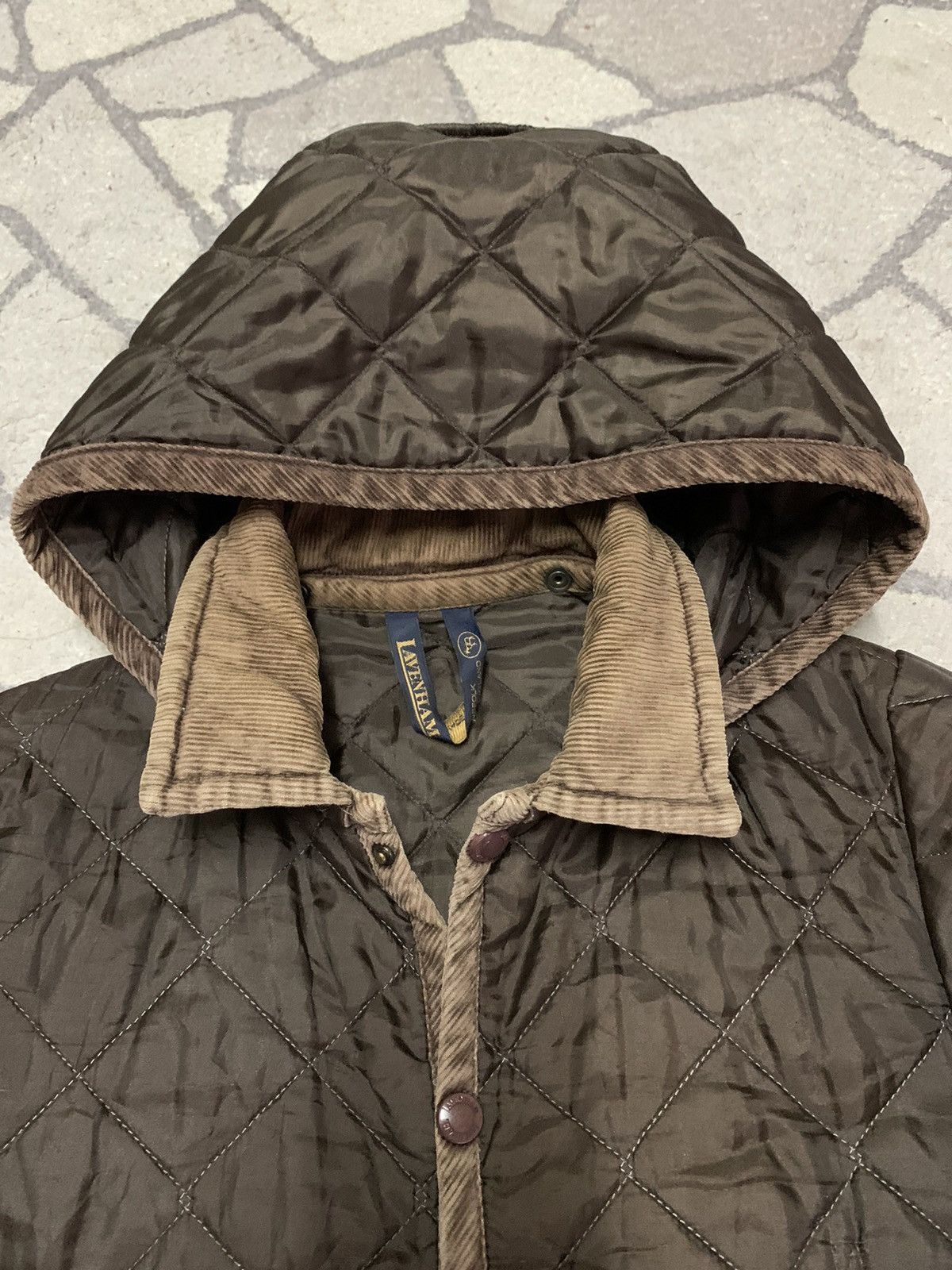 Designer × Lavenham × Vintage Lavenham Long Quilted Parka Jacket Vintage Size S / US 4 / IT 40 - 4 Thumbnail