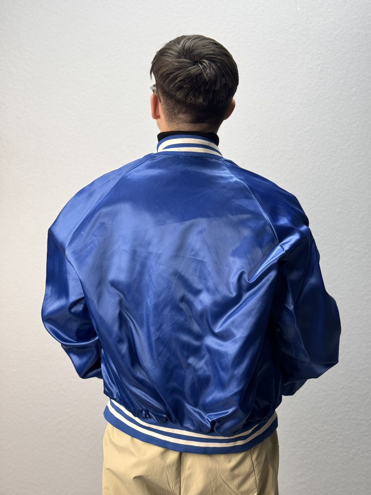 Chalk Line × Vintage Vintage Made USA Chalk Line nylon bomber Satin Bomber NBA Size US M / EU 48-50 / 2 - 12 Thumbnail