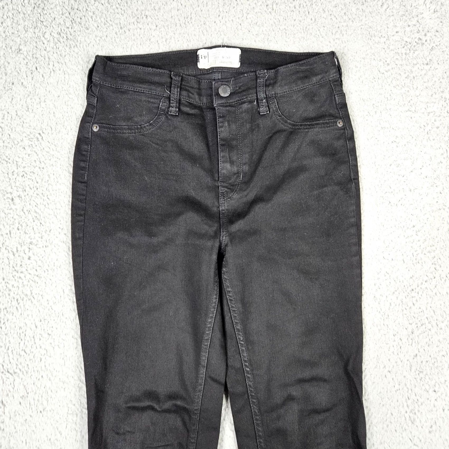 Free People Free People Jean Size 26R Women's Black Skinny Five pockets Casual Size 26" / US 2 / IT 38 - 4 Thumbnail