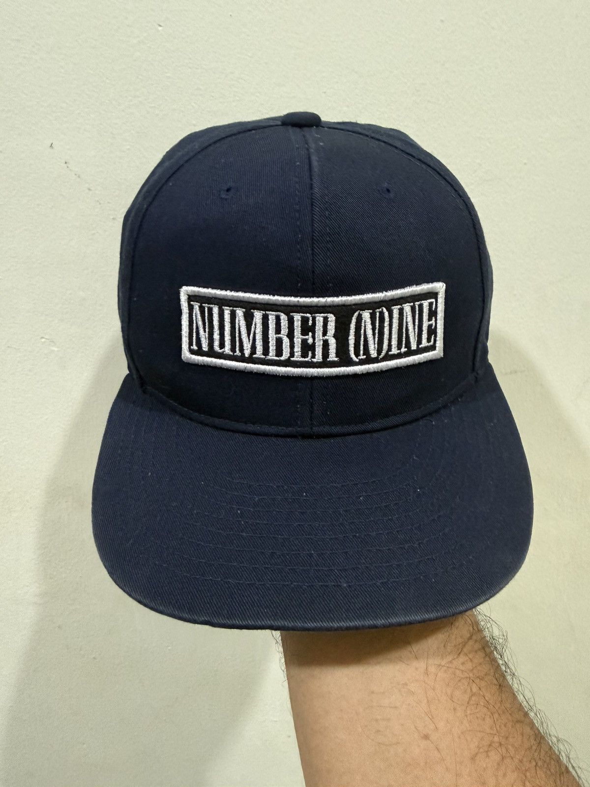 Number (N)ine Number (N)ine Box Logo Dark Blue Snapback Size ONE SIZE - 1 Thumbnail