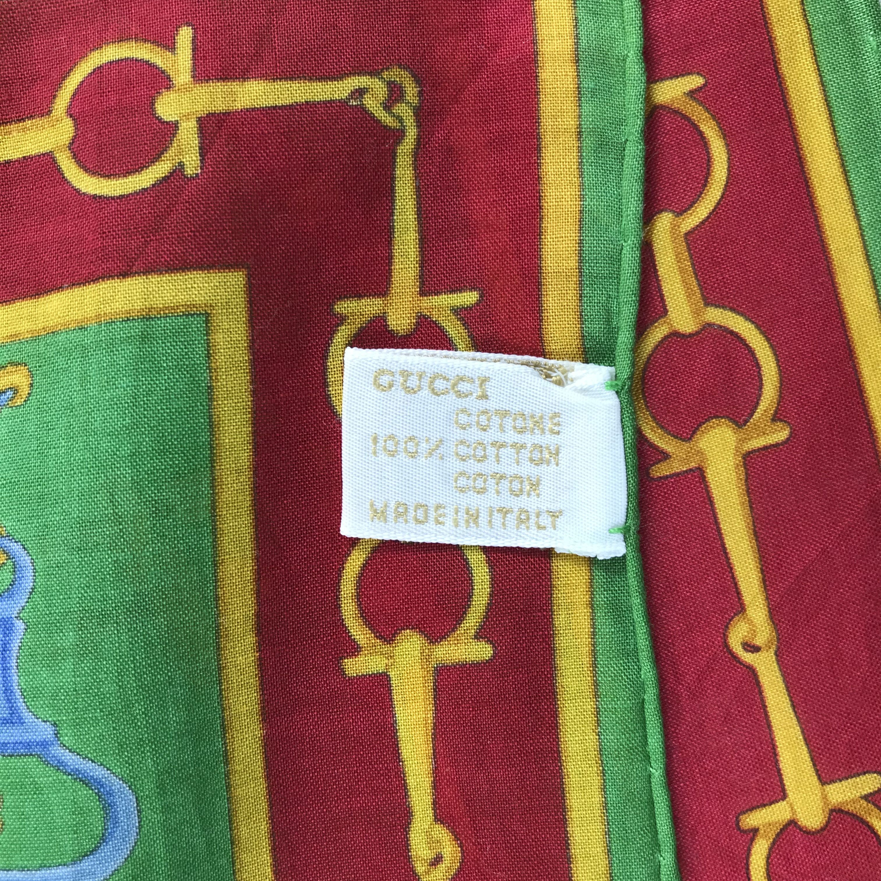 Gucci Gucci Handkerchief / Bandana / Neckerchief C719 Size ONE SIZE - 3 Thumbnail