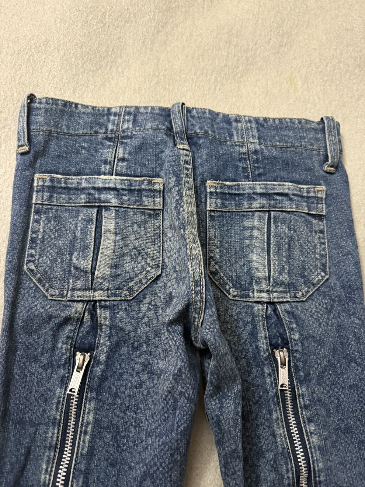 Hysteric Glamour Hysteric Glamour Mini Snakeskin Jeans 24 Waist 25 Inseam Size 24" / US 00 / IT 34 - 5 Thumbnail
