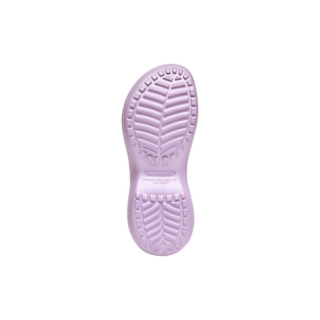 Balenciaga × Crocs o1bcso1str0325 Pool Crocs™ Slide Sandals in Light Purple Size US 11 / IT 41 - 5 Thumbnail