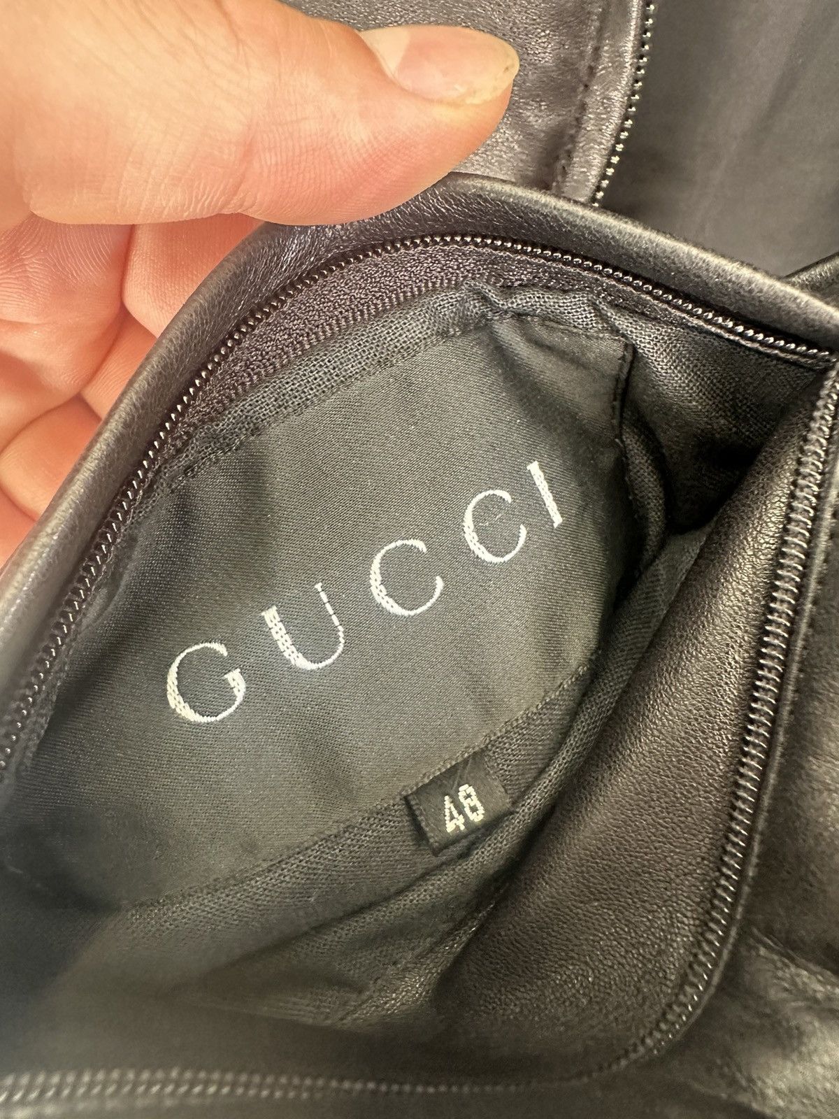 Gucci Leather Reversible Puffer Jacket Tom Ford Era Size US M / EU 48-50 / 2 - 8 Thumbnail