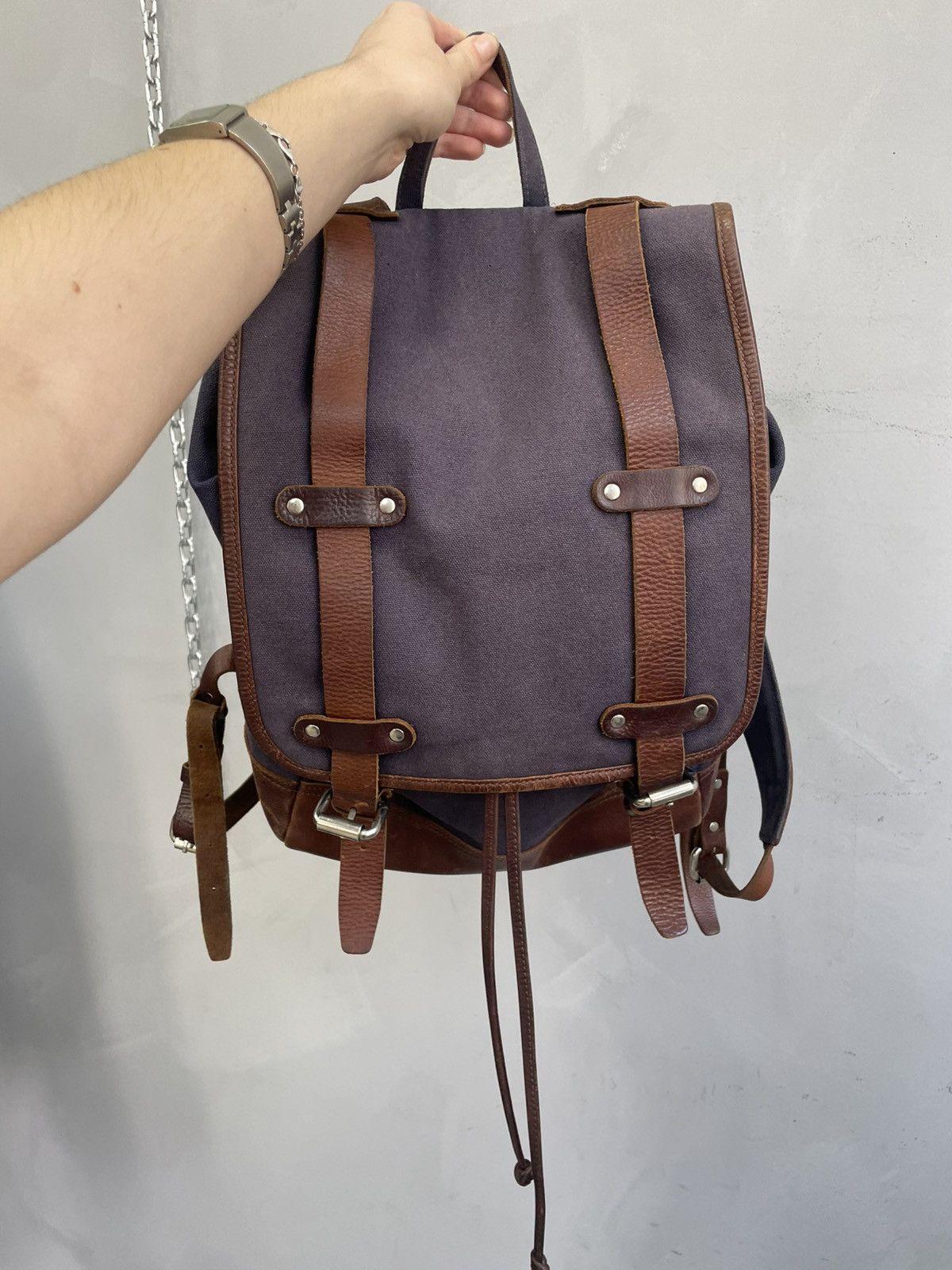 Japanese Brand Japanese Canvas military rare y2k diesel messenger bag pack Size ONE SIZE - 9 Thumbnail