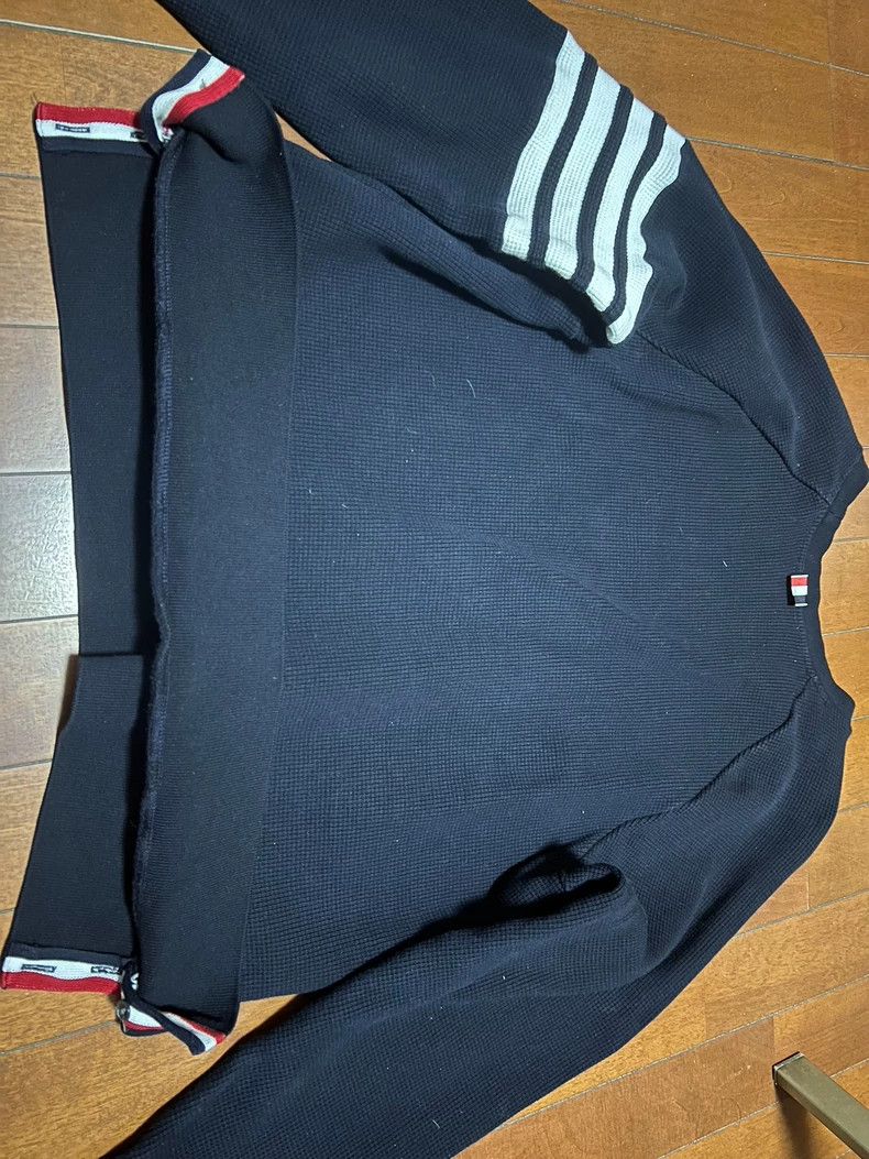 Thom Browne Thom browne Waffed sweatshirt 2503-Nextarrow Size US XL / EU 56 / 4 - 4 Thumbnail