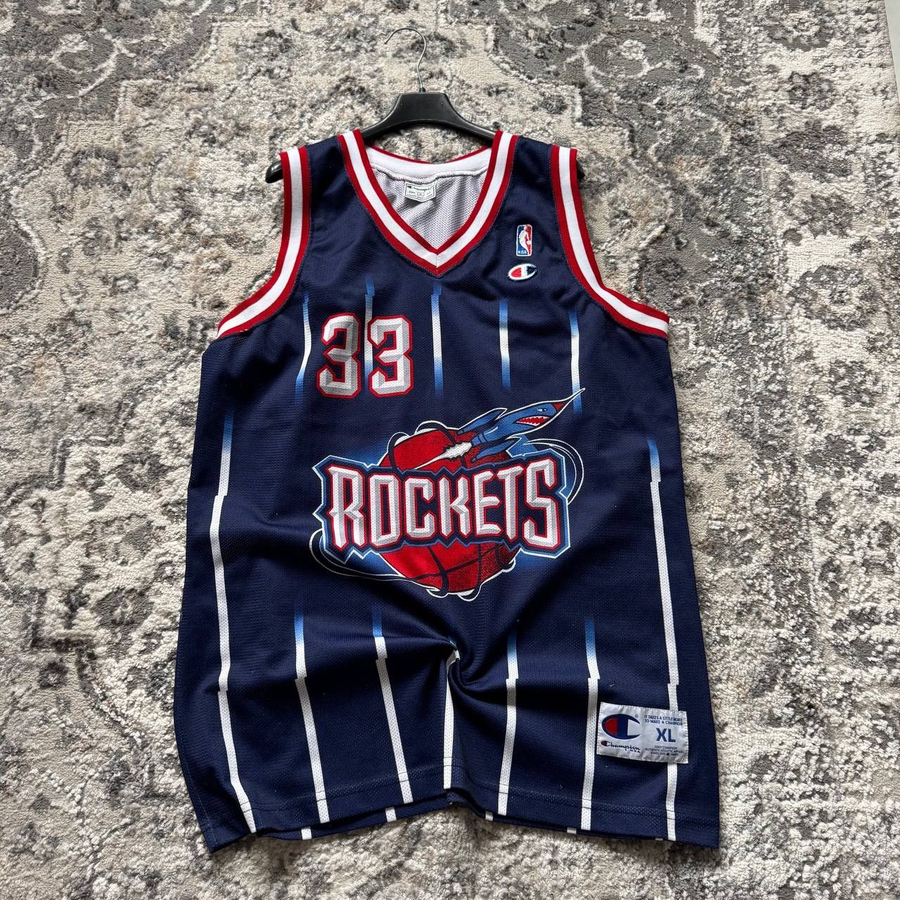 Champion Champion Vintage NBA Rockets Rare Scottie Pippen 33 Jersey Size US XL / EU 56 / 4 - 3 Thumbnail