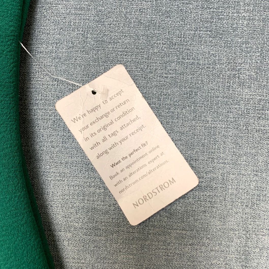 MAGGY LONDON Maggy London Dress Womens A-Line Emerald Green Back Zip Party 4 Sleeveless Mock Neck Polymer Polyester Casual, Cocktail, Party/Cocktail Size S / US 4 / IT 40 - 5 Thumbnail