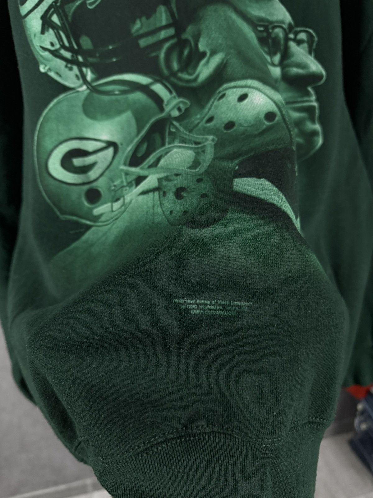 NFL Green Bay Packers 1997 NFL vintage made in USA sweatshirt Size US XL / EU 56 / 4 - 4 Thumbnail