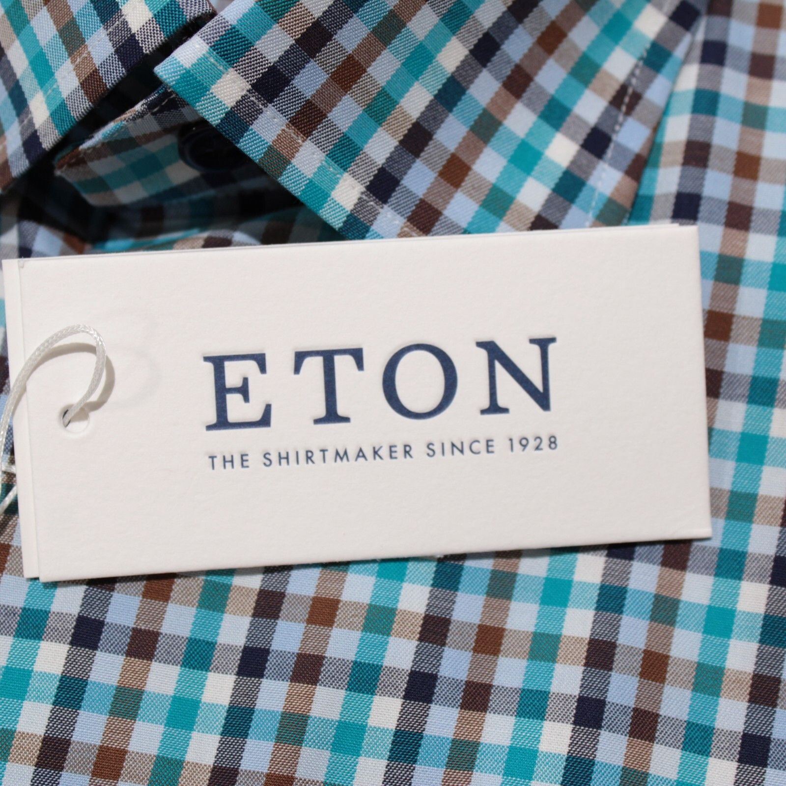 Eton Eton New with tags Shirt Size L US In Blue Size US L / EU 52-54 / 3 - 2 Thumbnail