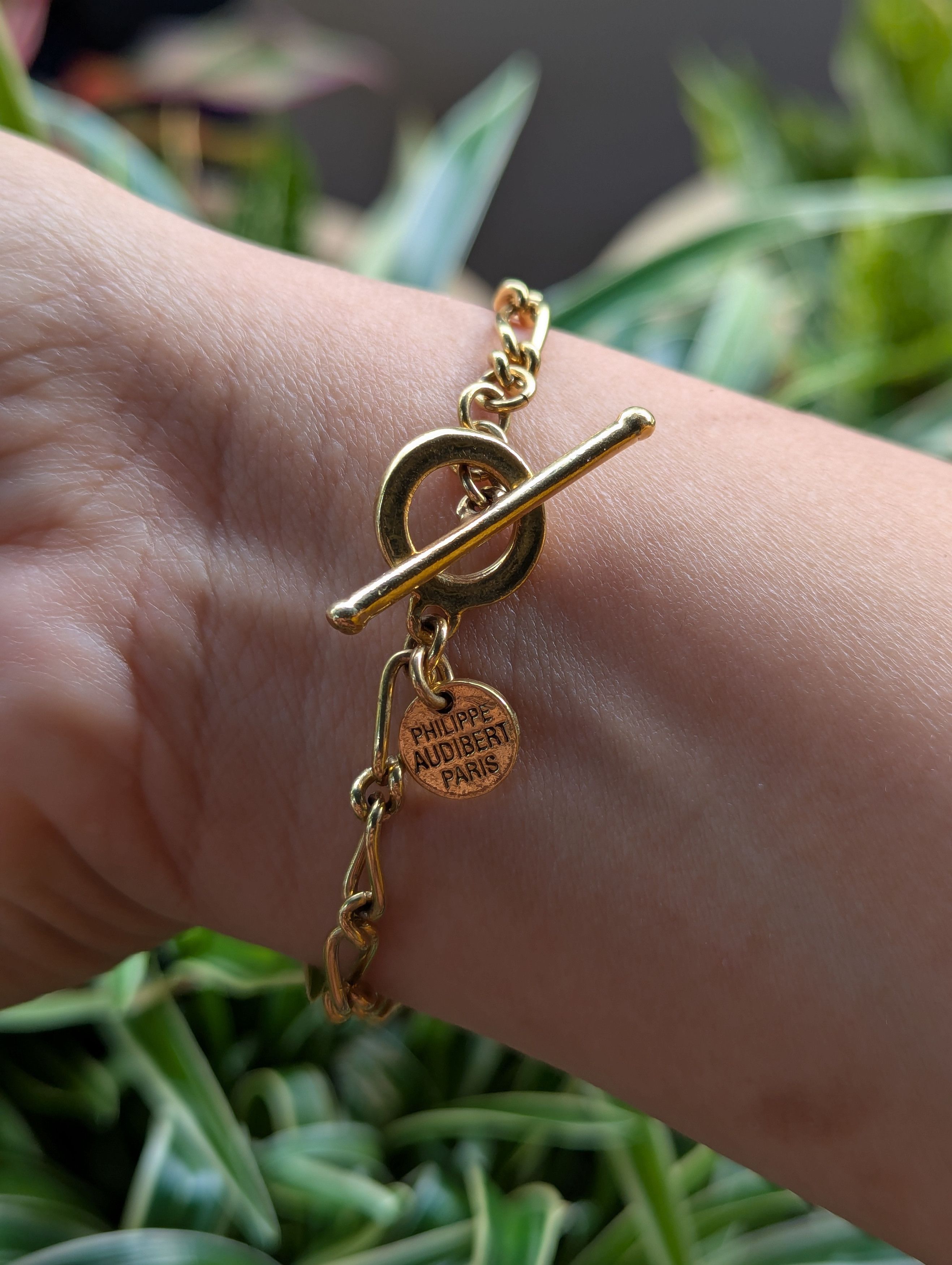 Jewelry Philippe Audibert Paris Gold Chain Bracelet Size ONE SIZE - 3 Thumbnail