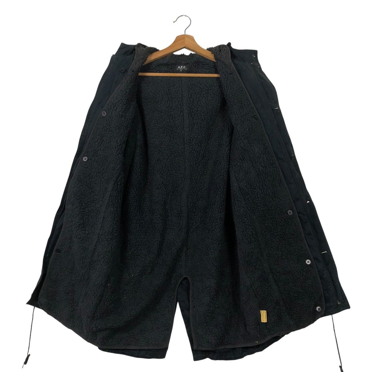 A.P.C. 🔥VINTAGE PARKA JACKET BIKER BLANKET APC HOODIE Size US XS / EU 42 / 0 - 14 Thumbnail