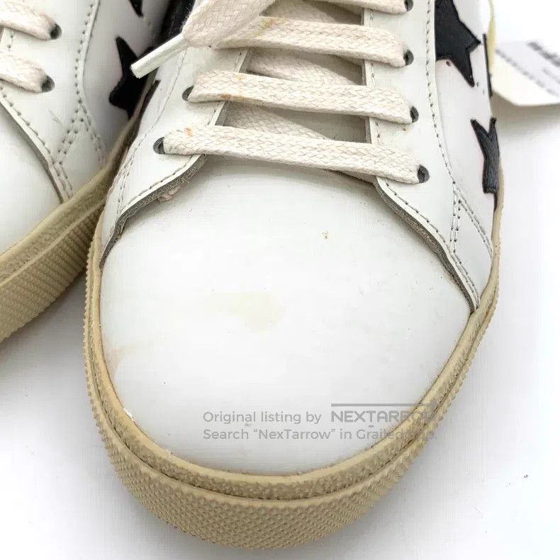 Saint Laurent Paris Saint Laurent Paris White Star Laced Casual Shoe Loafers Size US 6 / EU 39 - 9 Thumbnail
