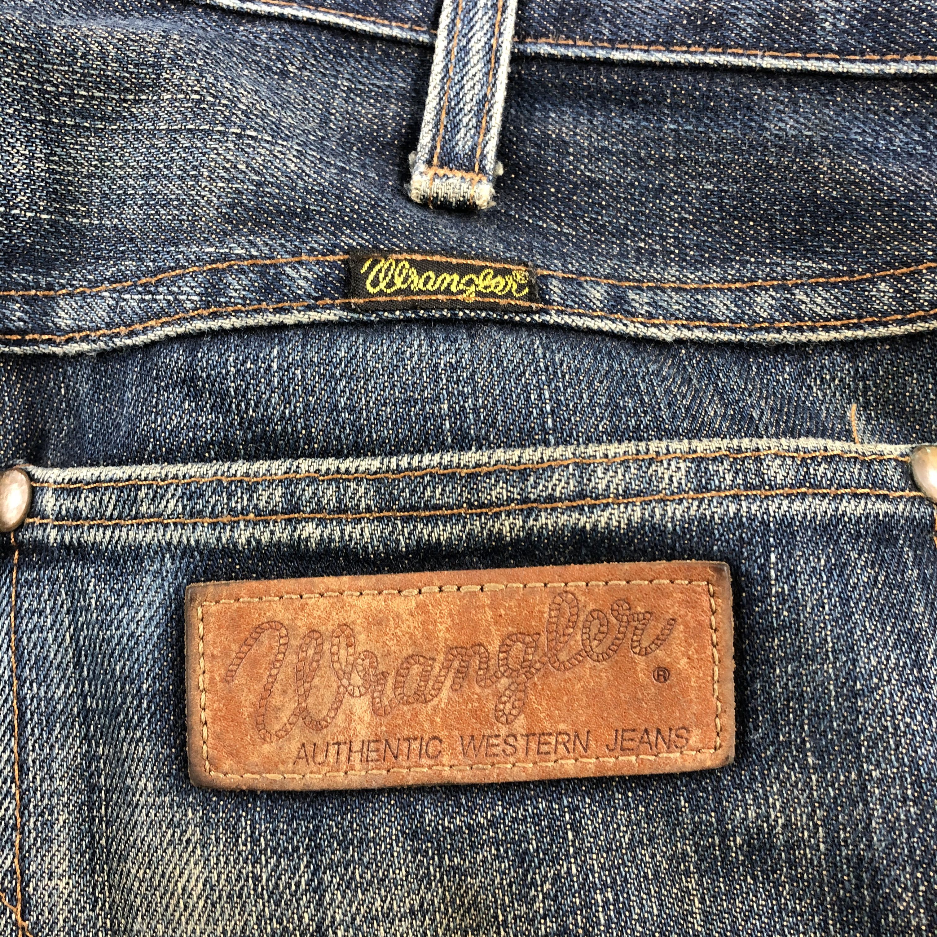 Vintage Vintage Blue Wash Wrangler Jeans-J1747 Size US 30 / EU 46 - 5 Thumbnail