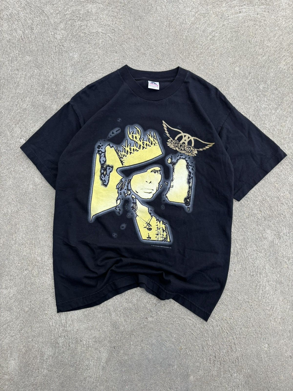 Vintage 1997-98 Aerosmith Nine Lives Tour T Shirt