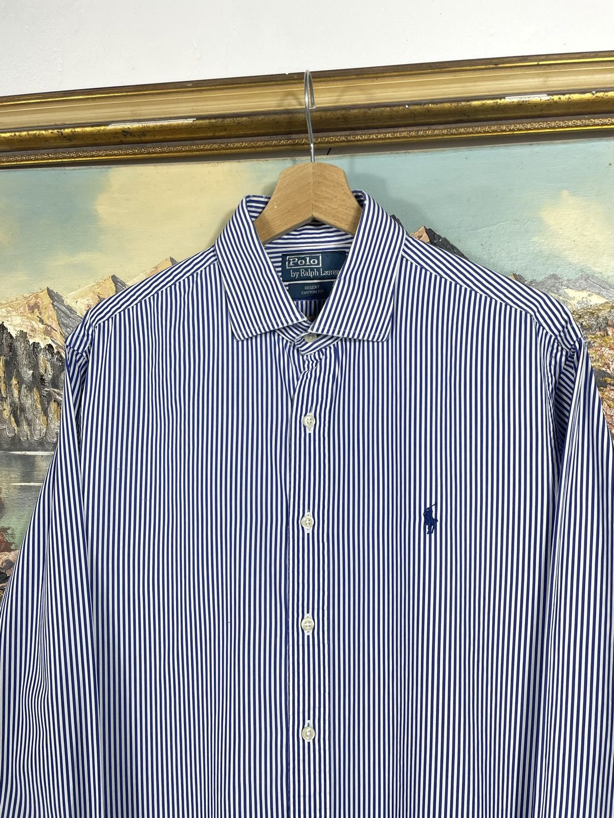 Polo Ralph Lauren Polo Ralph Lauren Blue Checkered Shirt Old Money Luxury Size US XL / EU 56 / 4 - 5 Thumbnail
