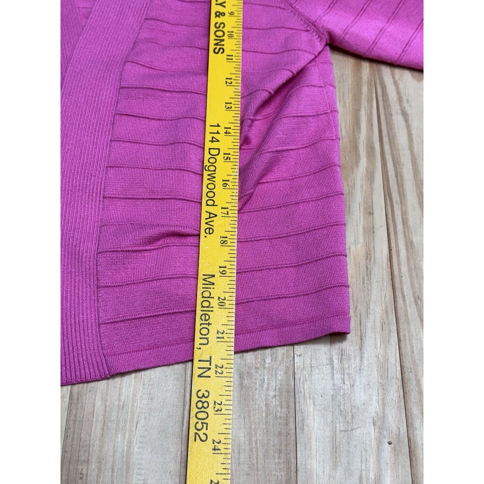 Other Cable & Gauge Cardigan Sweater Women’s L Pink Cropped Size L / US 10 / IT 46 - 5 Thumbnail