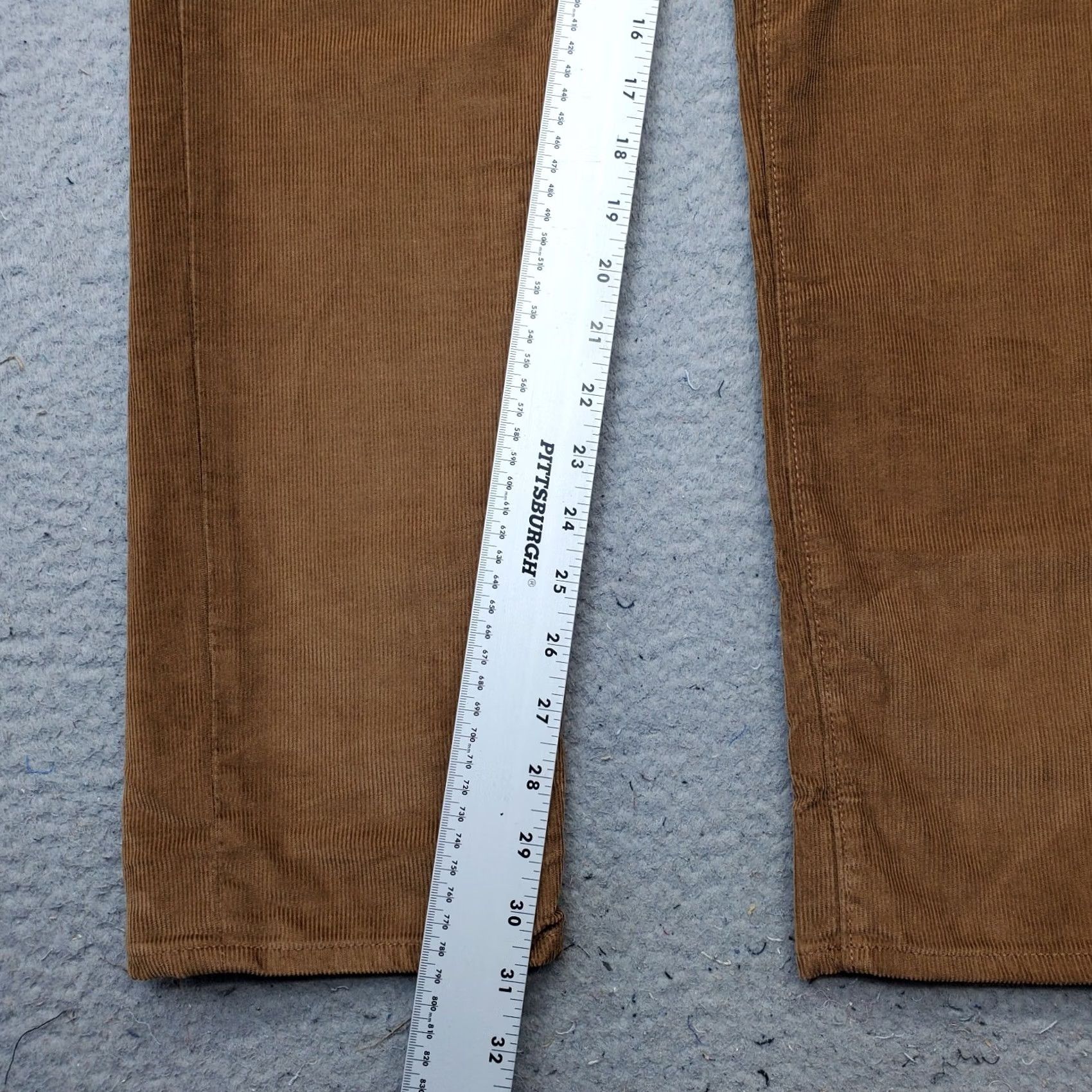 J.Crew J.Crew Flex Pants Mens 32x32 Brown Corduroy Flat Front Slim Fit Straight Leg Pants Mens Brown Corduroy Flat Front Slim Fit Straight Leg Size US 32 / EU 48 - 4 Thumbnail